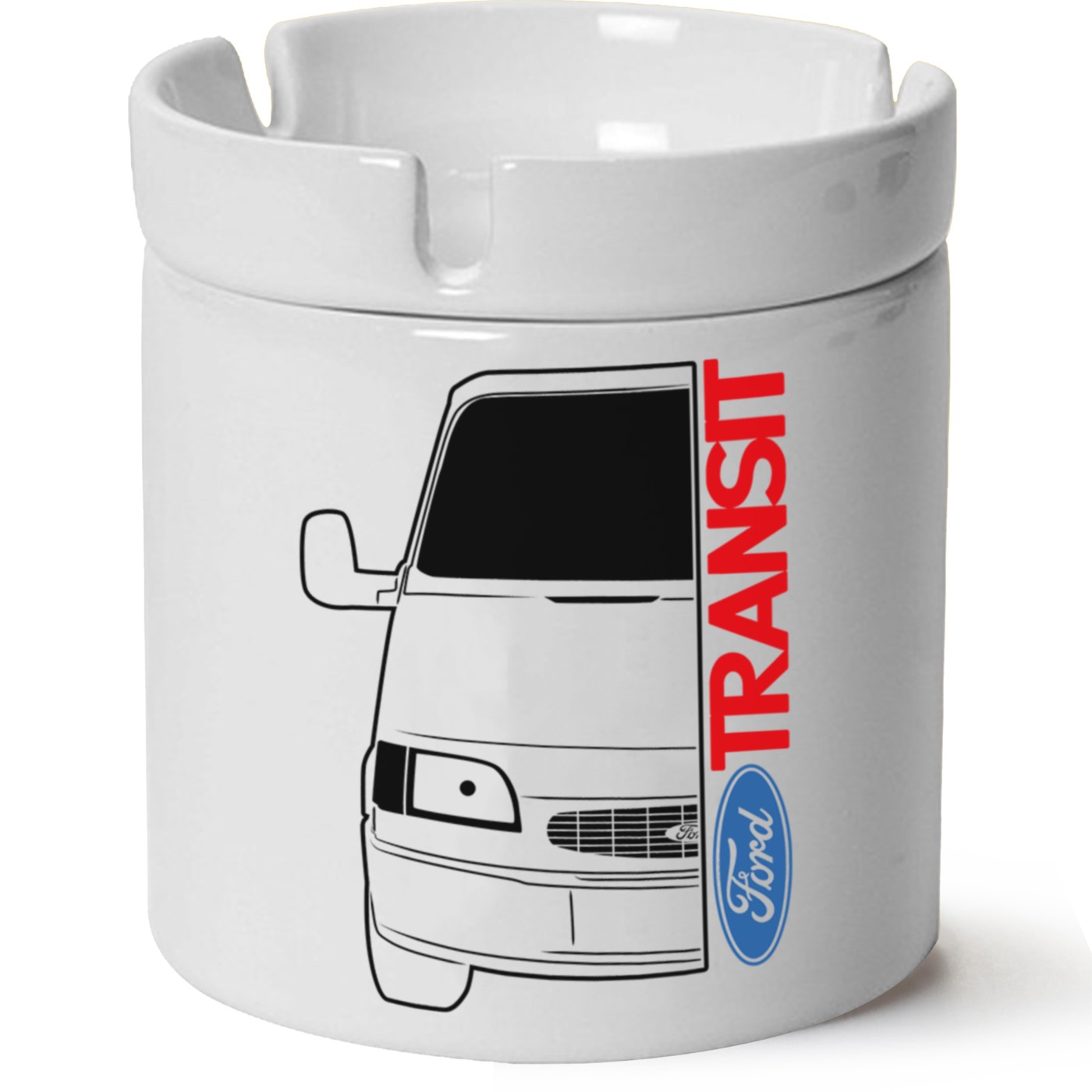 Ford Transit Baskılı Porselen At Söndü Küllük