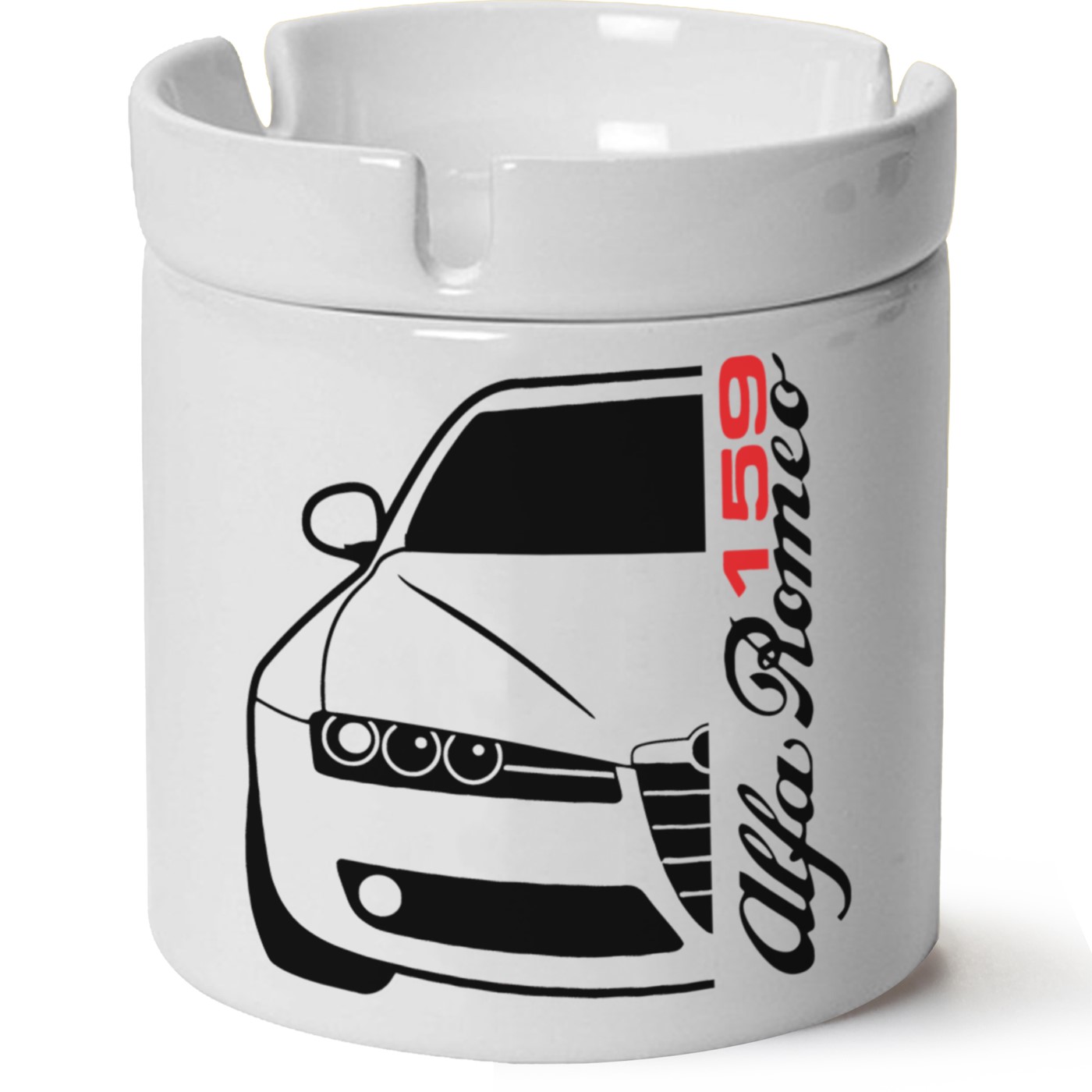 Alfa Romeo 159 Baskılı Porselen At Söndür Küllük