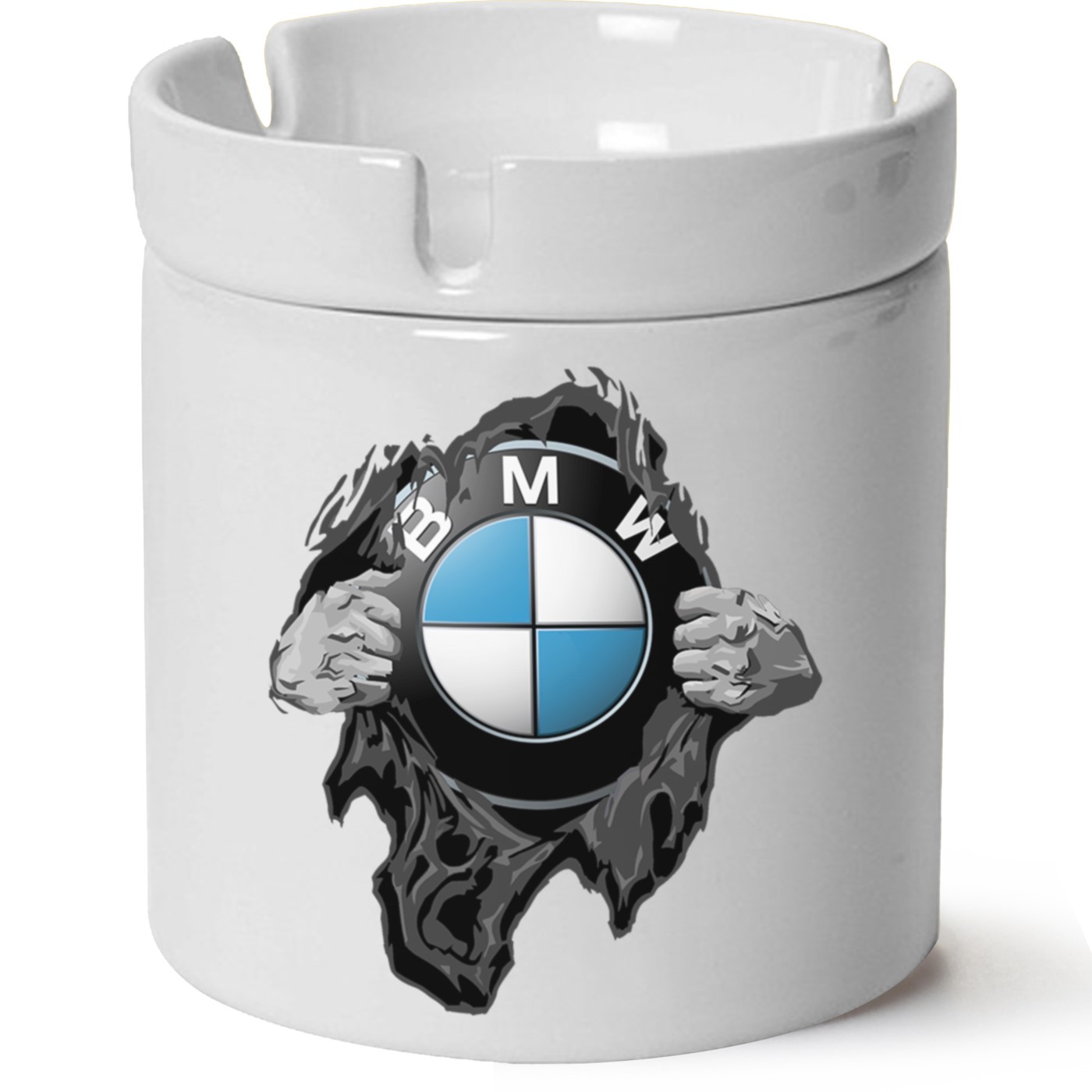 Bmw Logo Baskılı Porselen At Söndür Küllük