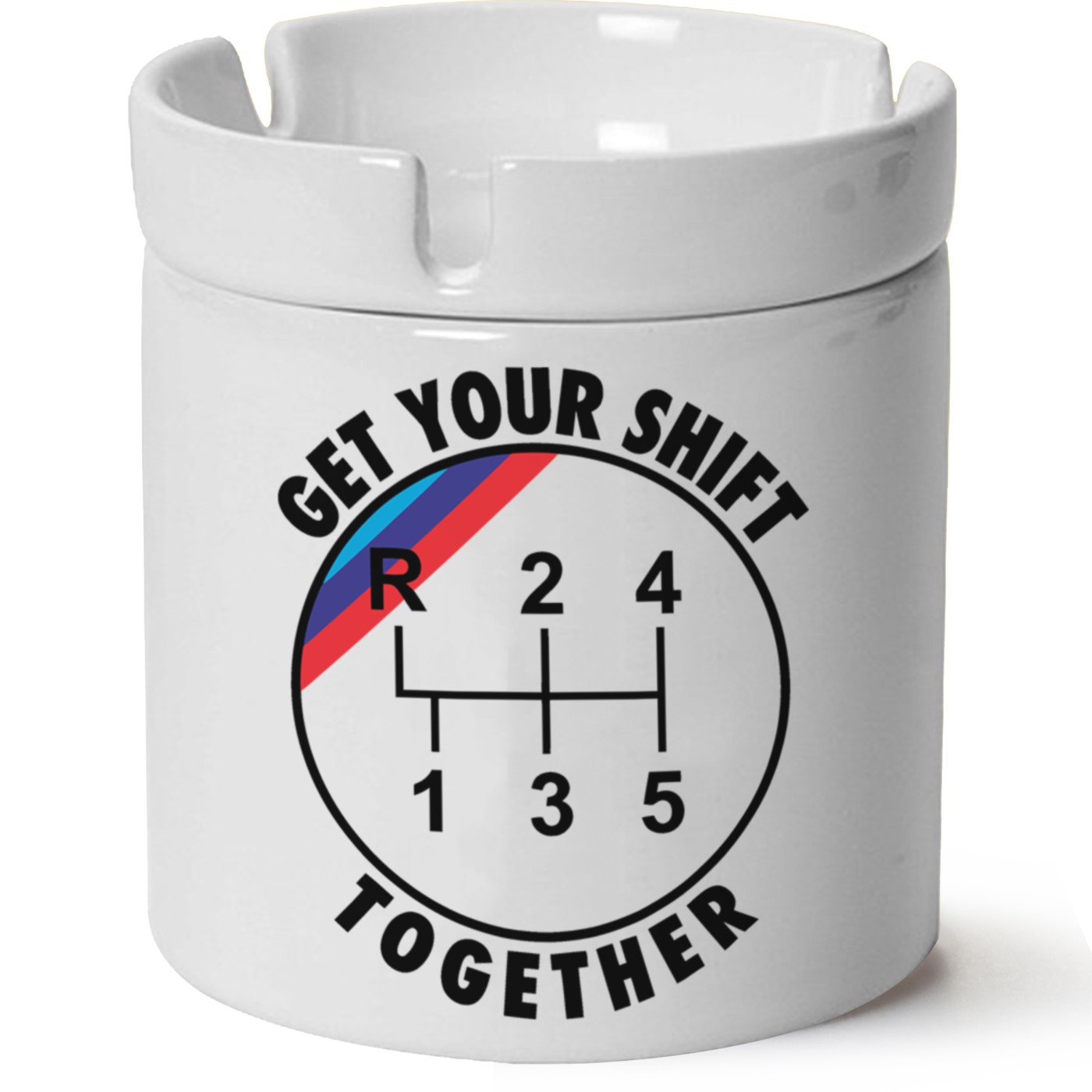 Bmw M Logo Baskılı Porselen At Söndür Küllük