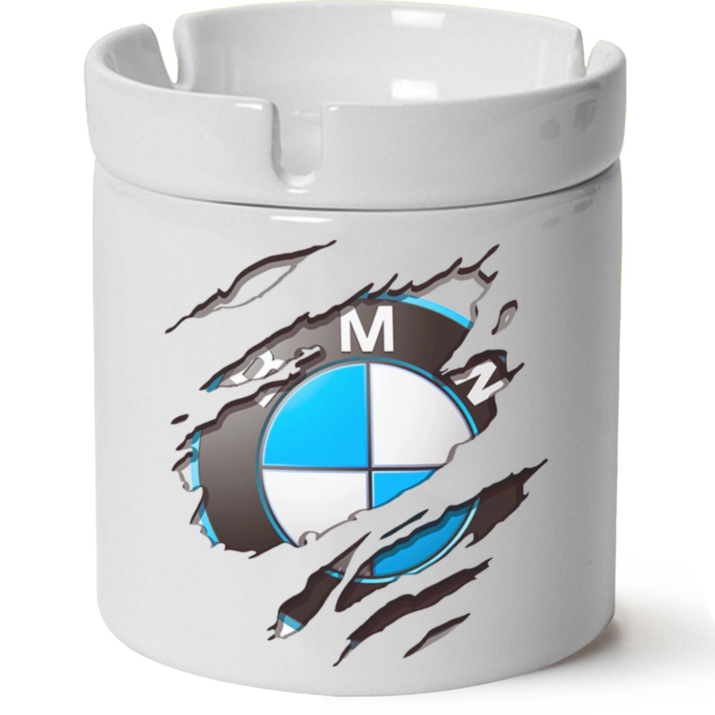 Bmw Logo Baskılı Porselen At Söndür Küllük