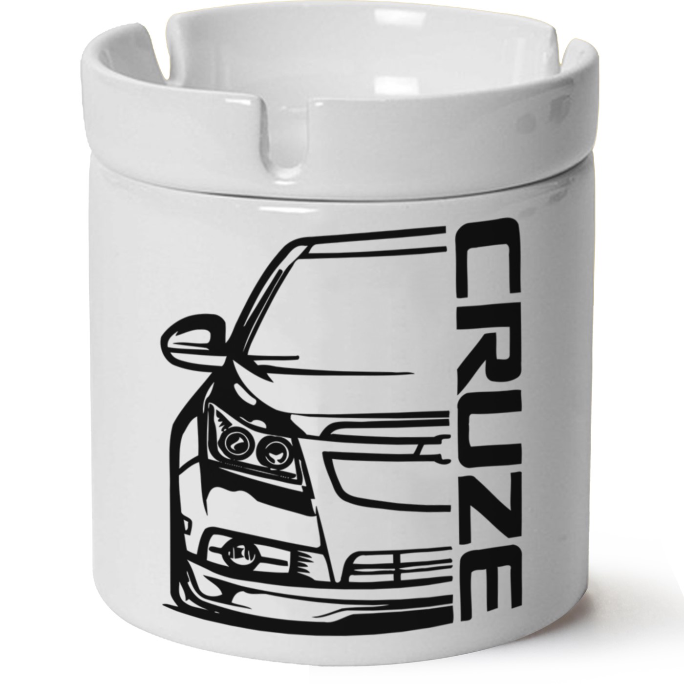 Chevrolet Cruze Baskılı Porselen  At Söndür Küllük