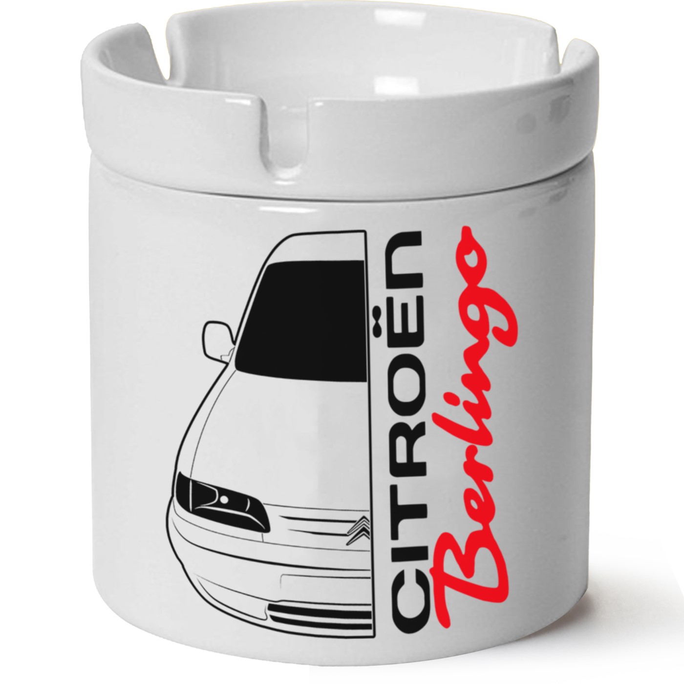 Citroen Berlingo Baskılı Porselen At Söndür Küllük