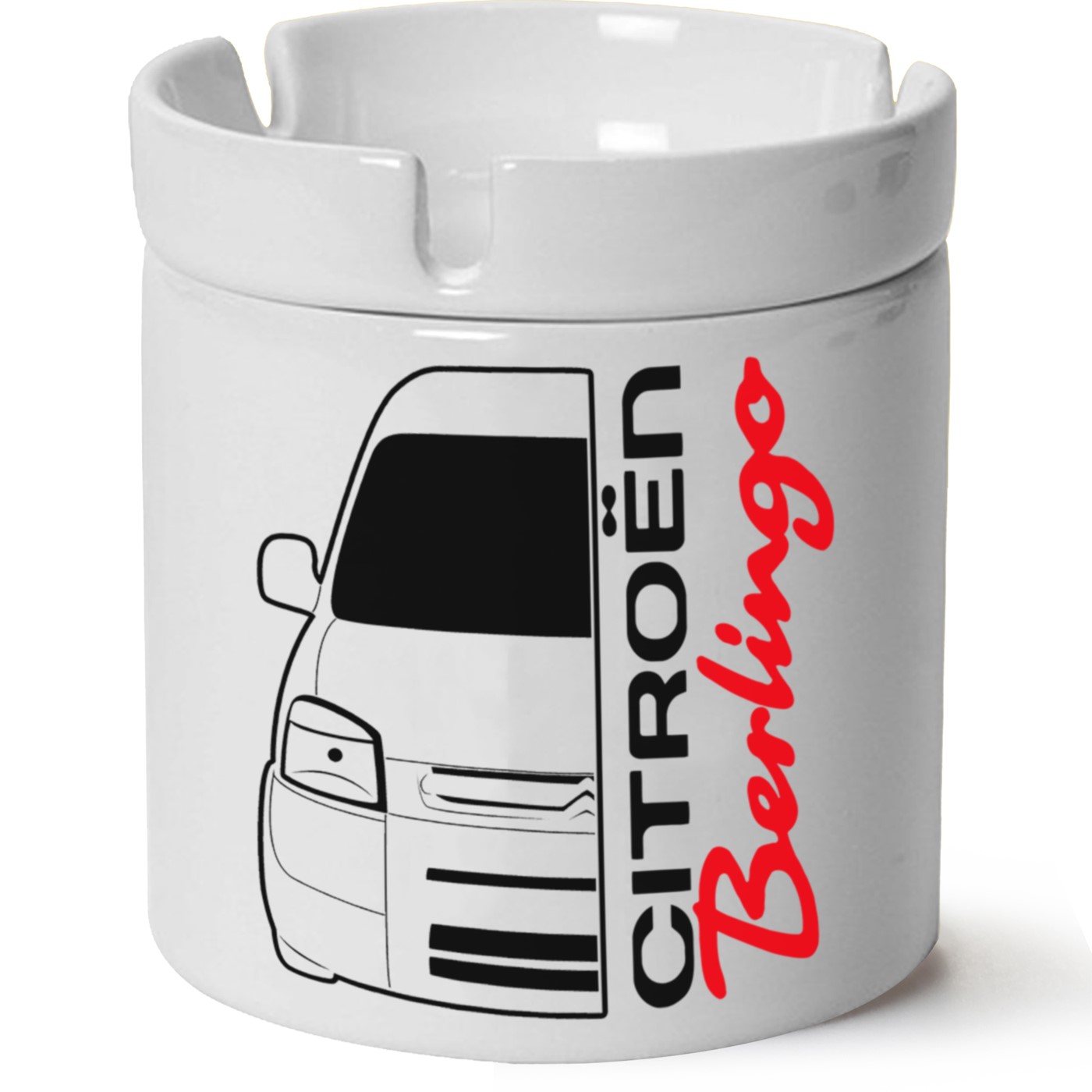 Citroen Berlingo Baskılı Porselen At Söndür Küllük