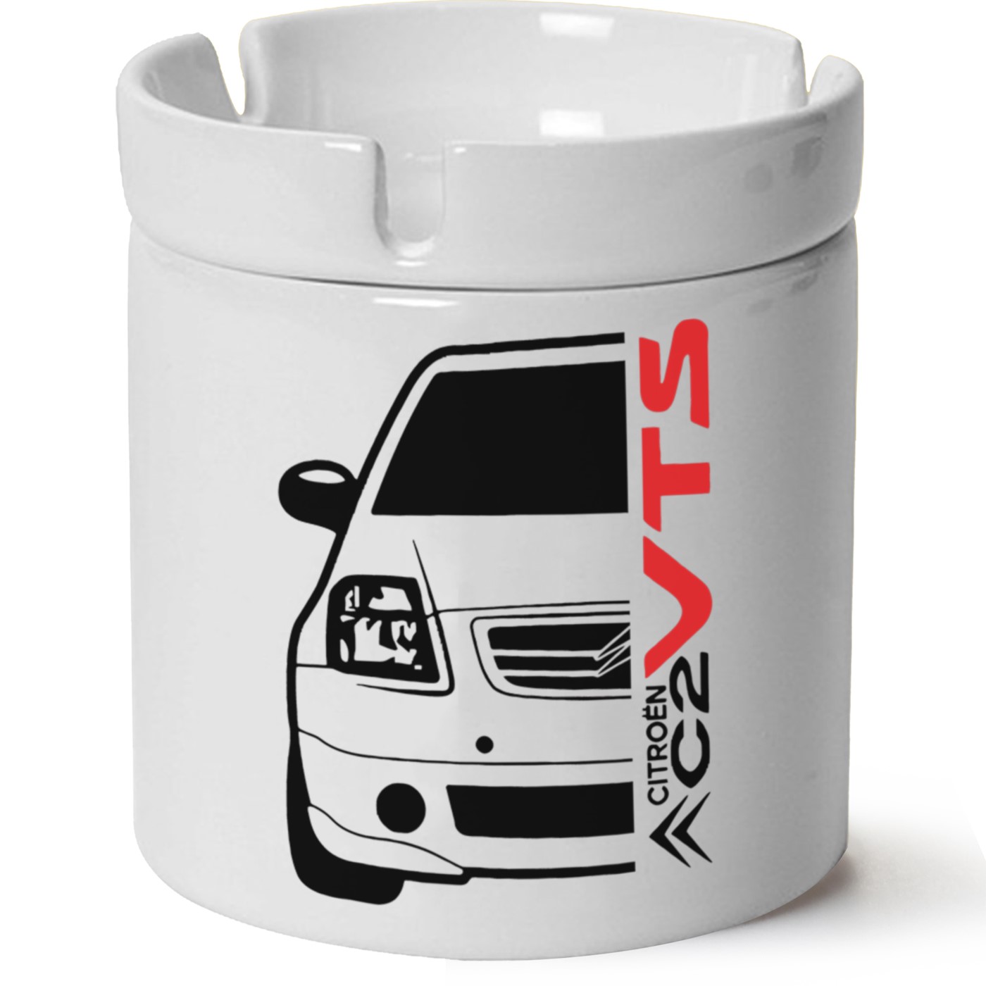 Citroen C2 Baskılı Porselen At Söndür Küllük