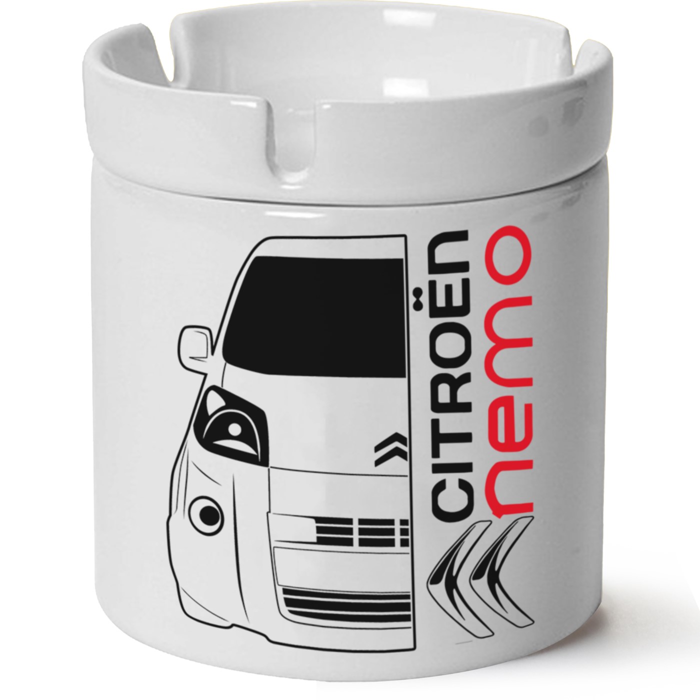 Citroen Nemo Baskılı Porselen At Söndür Küllük