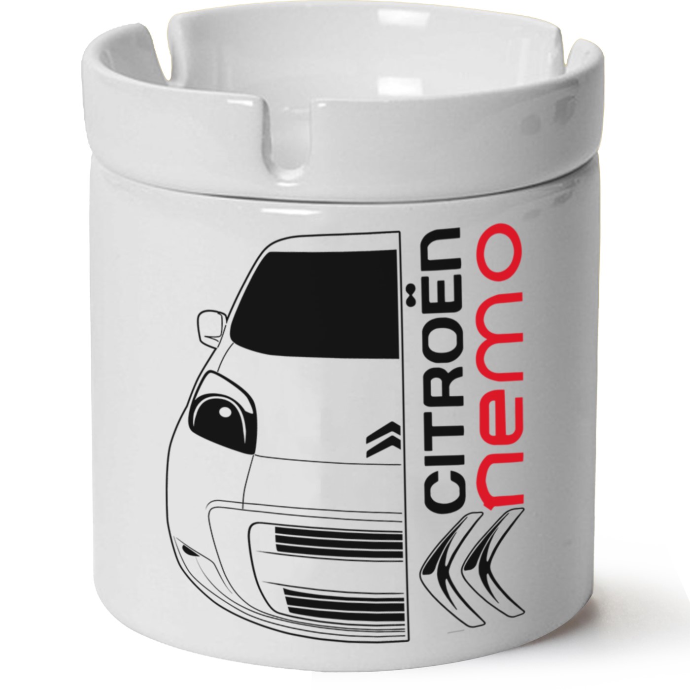 Citroen Nemo Baskılı Porselen At Söndür Küllük