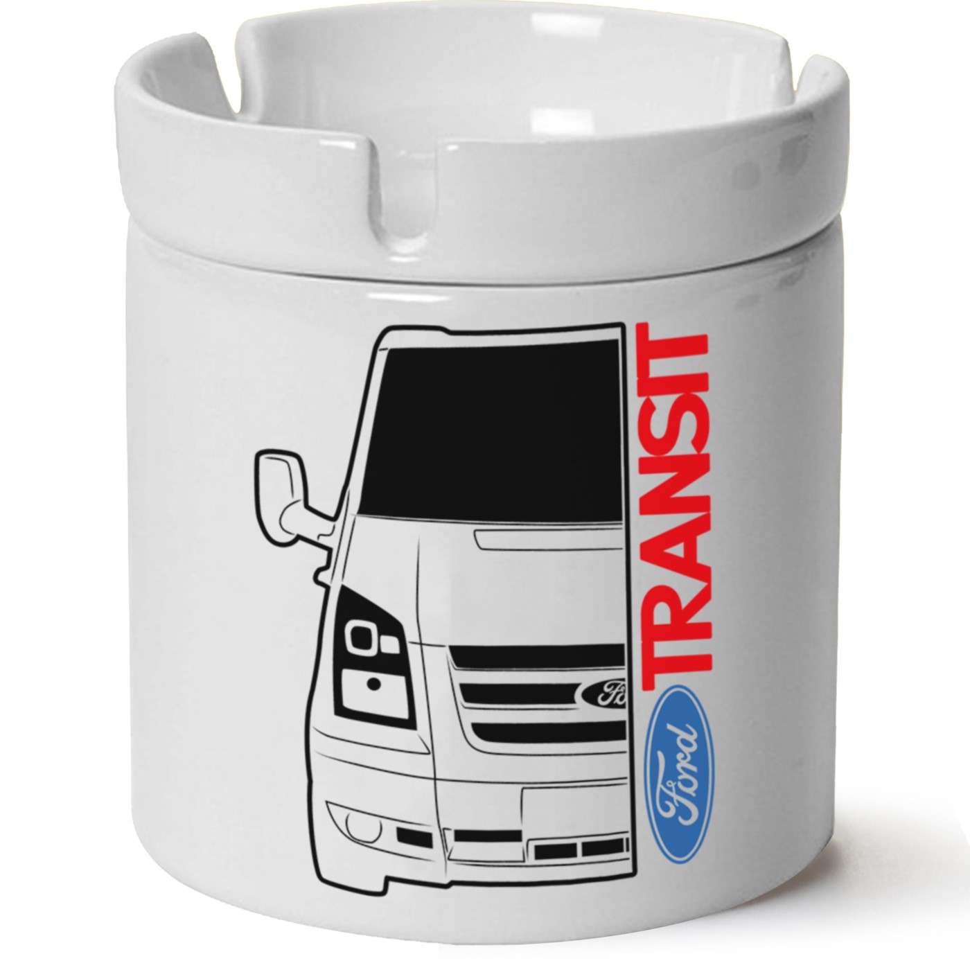 Ford Transit Baskılı Porselen At Söndü Küllük