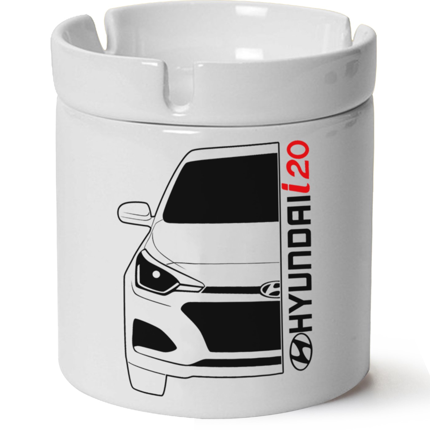 Hyundai i20 Baskılı Porselen At Söndür Küllük