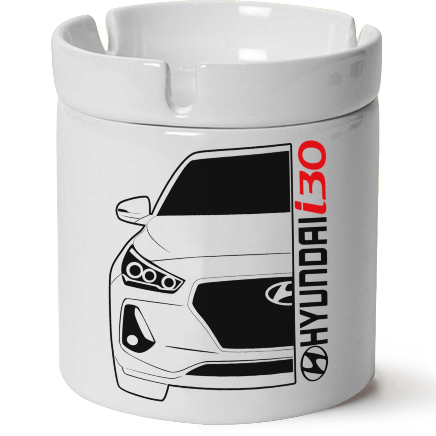 Hyundai i30 Baskılı Porselen At Söndür Küllük