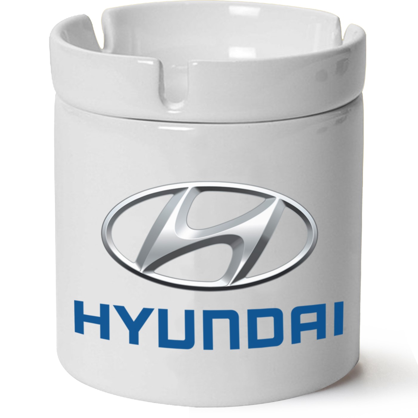 Hyundai Logo Baskılı Porselen At Söndür Küllük