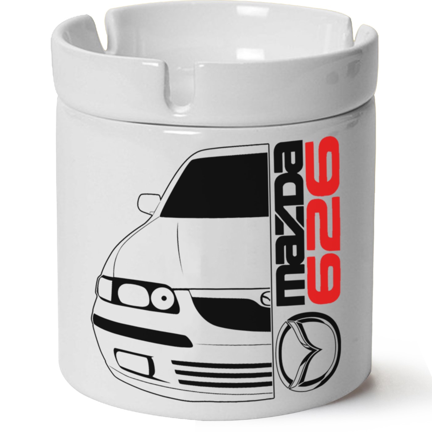 Mazda 626 Baskılı Porselen At Söndür Küllük