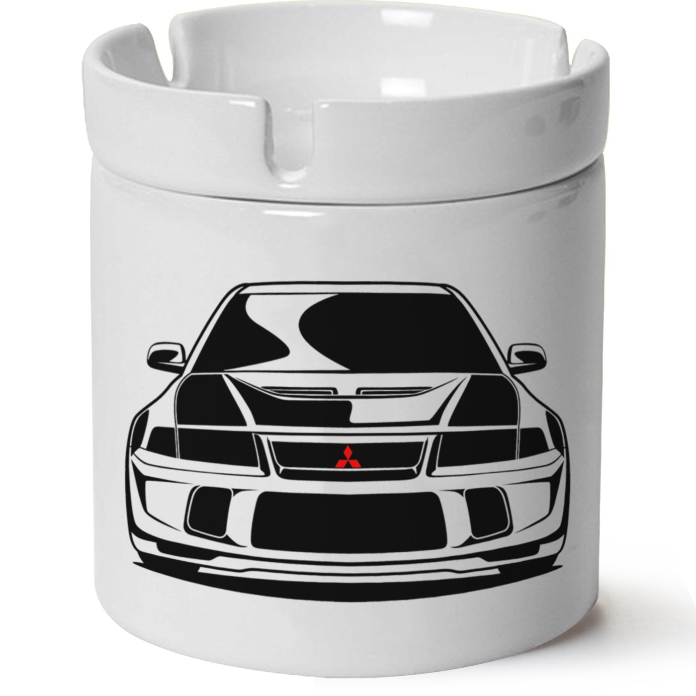 Mitsubishi Evo 6 Baskılı Porselen At Söndür Küllük