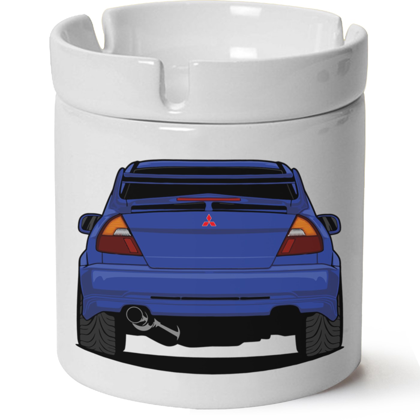 Mitsubishi Evo 6 Baskılı Porselen At Söndür Küllük