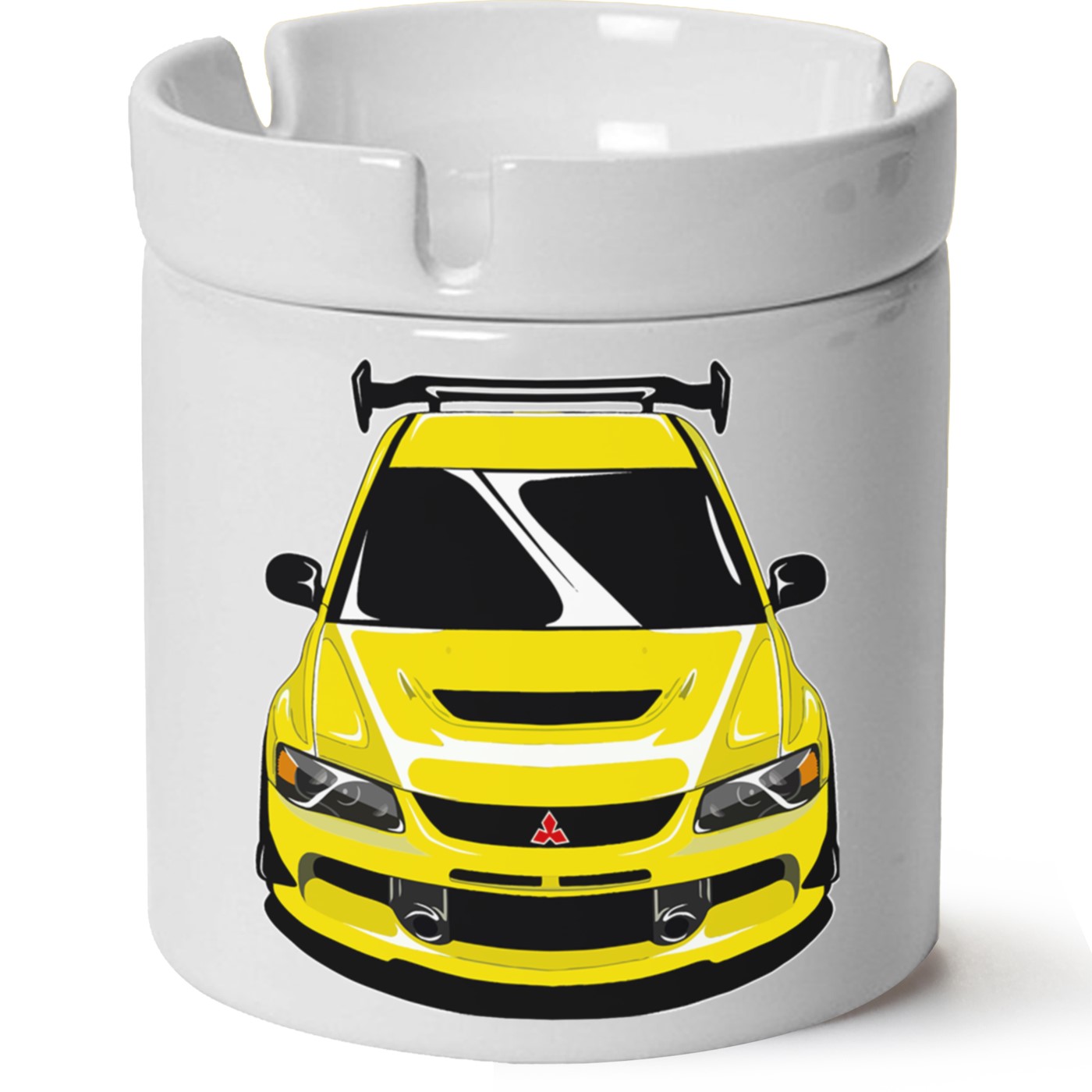 Mitsubishi Evo 9 Baskılı Porselen At Söndür Küllük