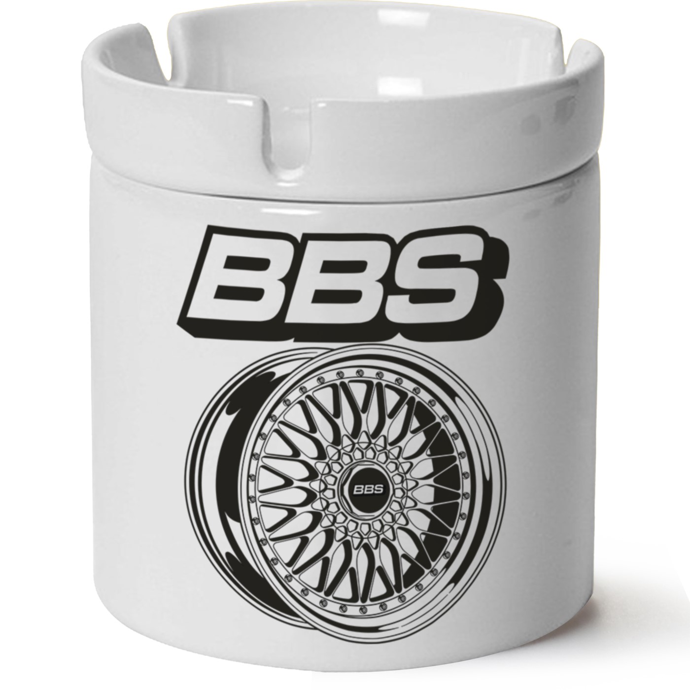 Bbs Jant Baskılı Porselen At Söndür Küllük