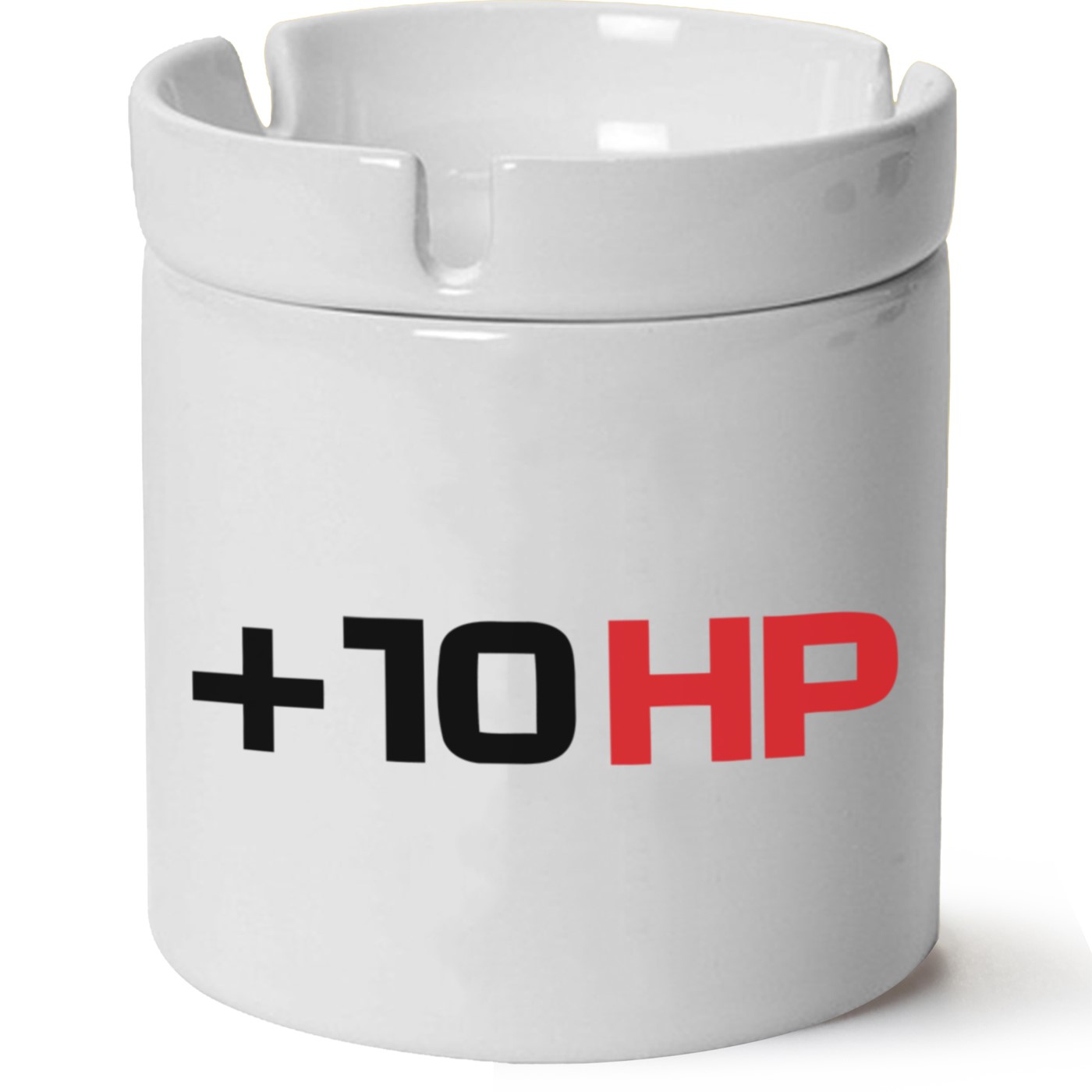 10 Hp Baskılı Porselen At Söndür Küllük