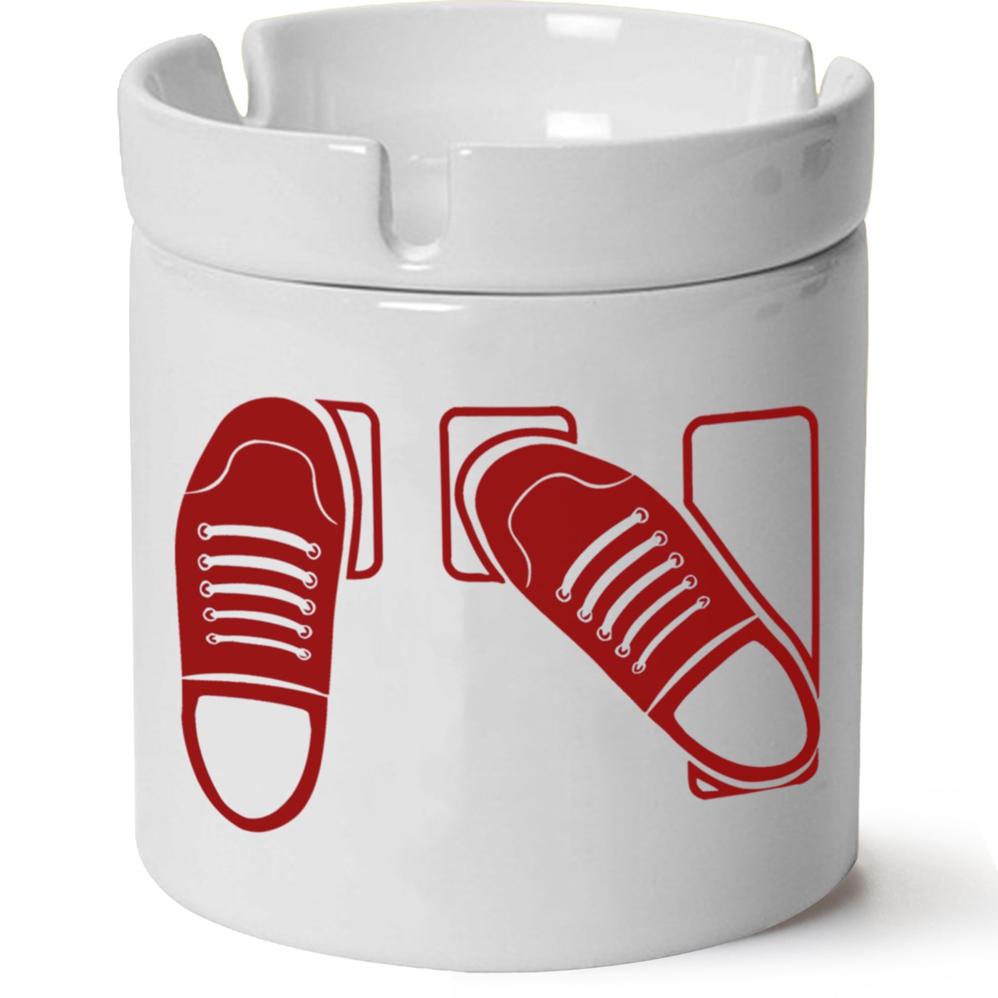 DriftPedal Baskılı Porselen At Söndür Küllük