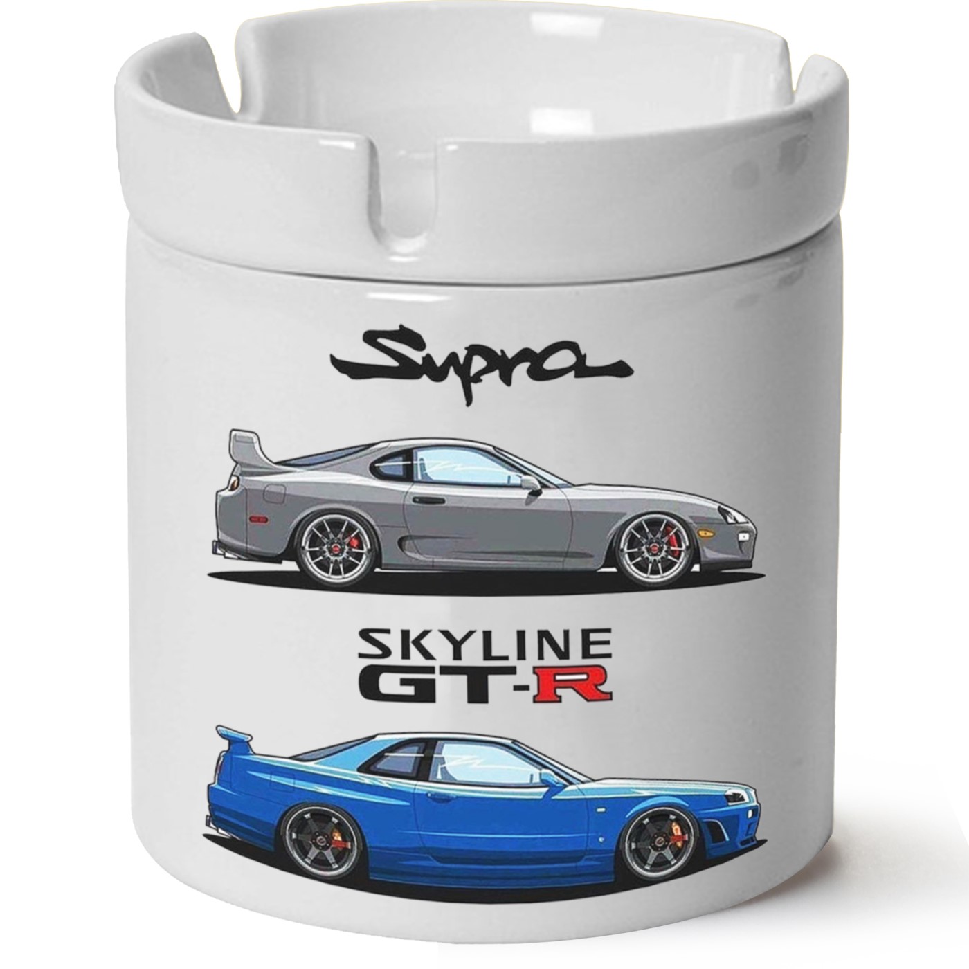 Nissan Jdm Baskılı Porselen At Söndür Küllük