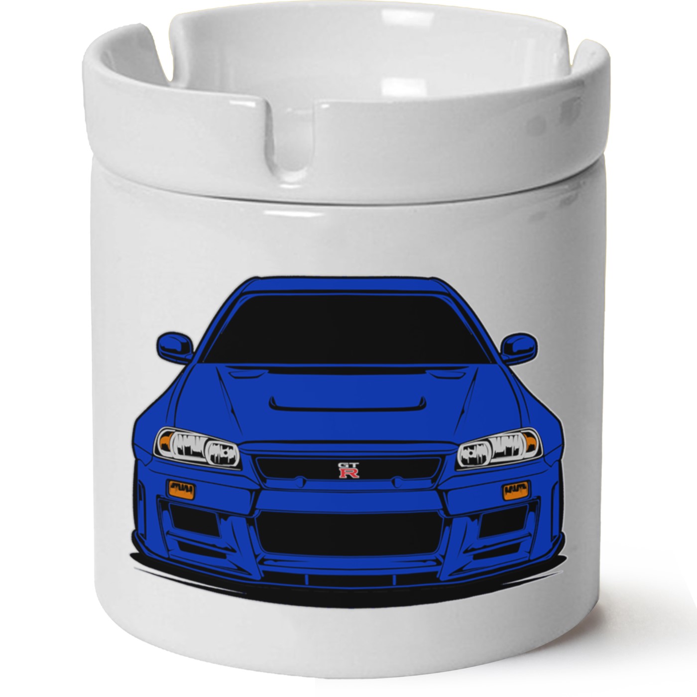 Nissan R34 Baskılı Porselen At Söndür Küllük