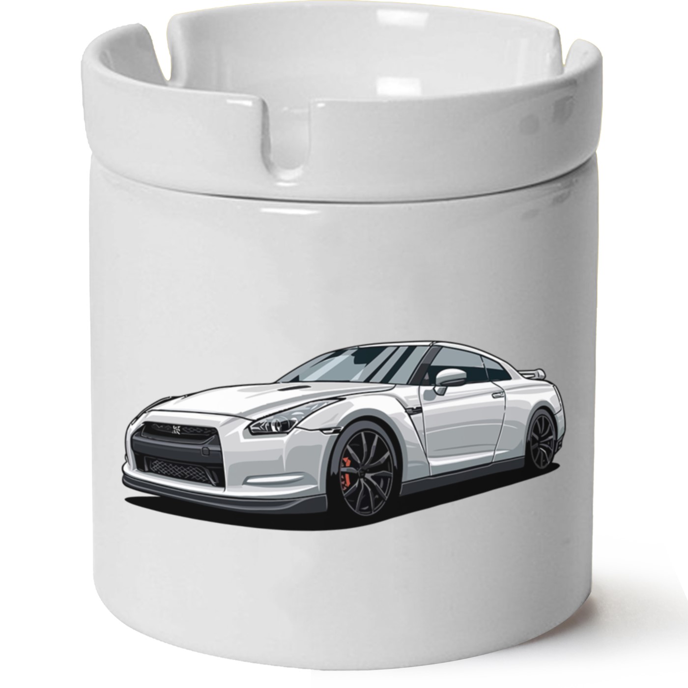 Nissan Gt-r35 Baskılı Porselen At Söndür Küllük