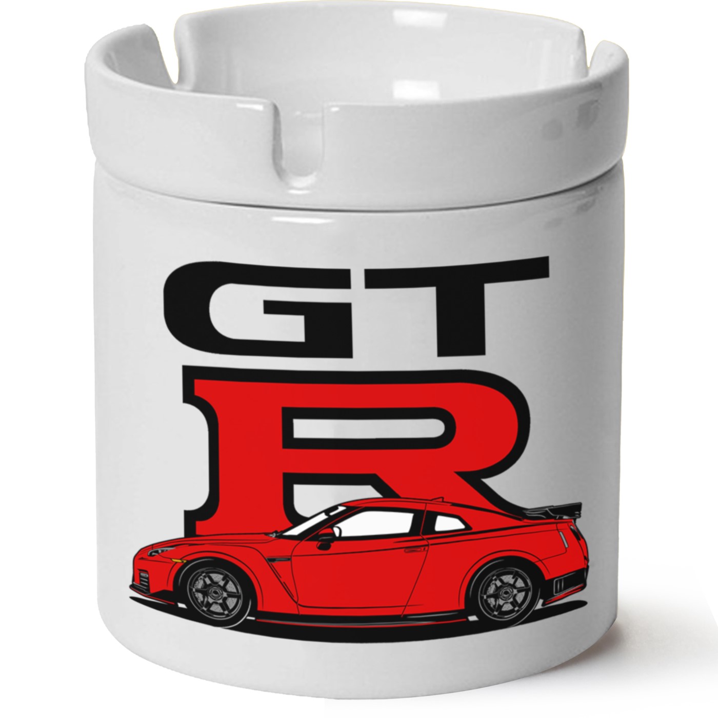 Nissan R35 Baskılı Porselen At Söndür Küllük