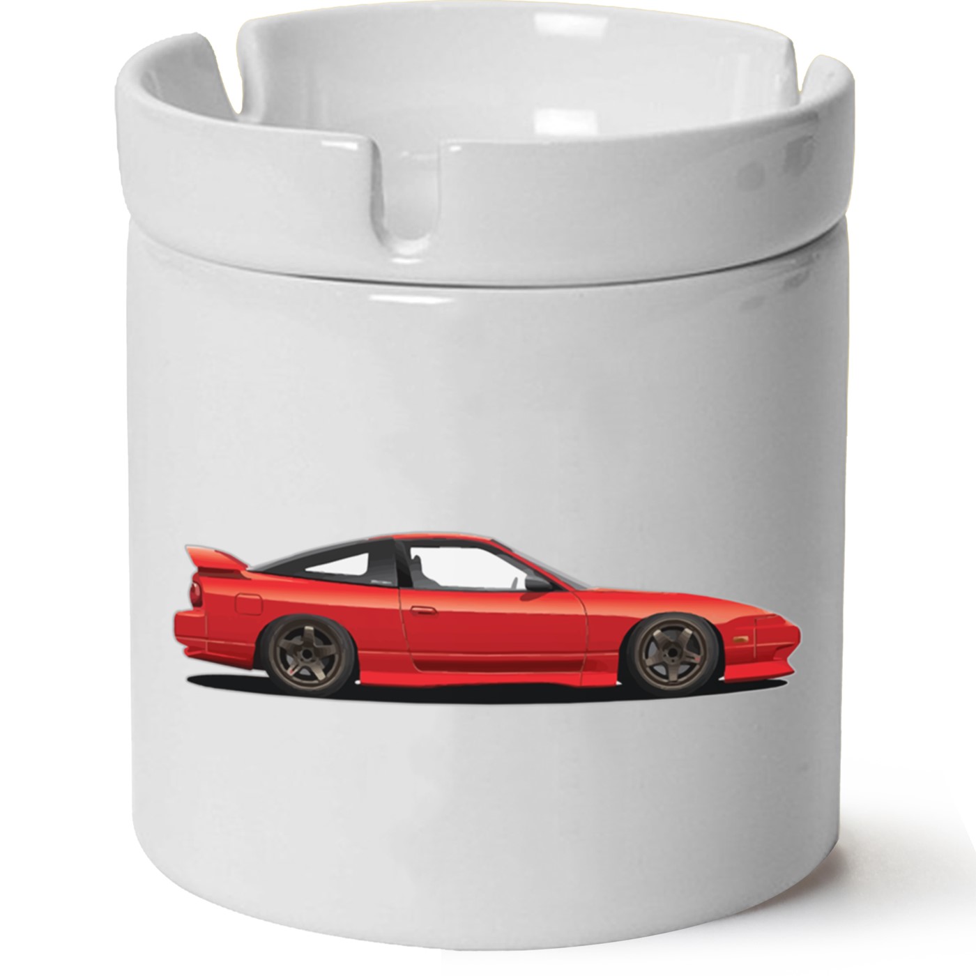 Nissan S13 Baskılı Porselen At Söndür Küllük