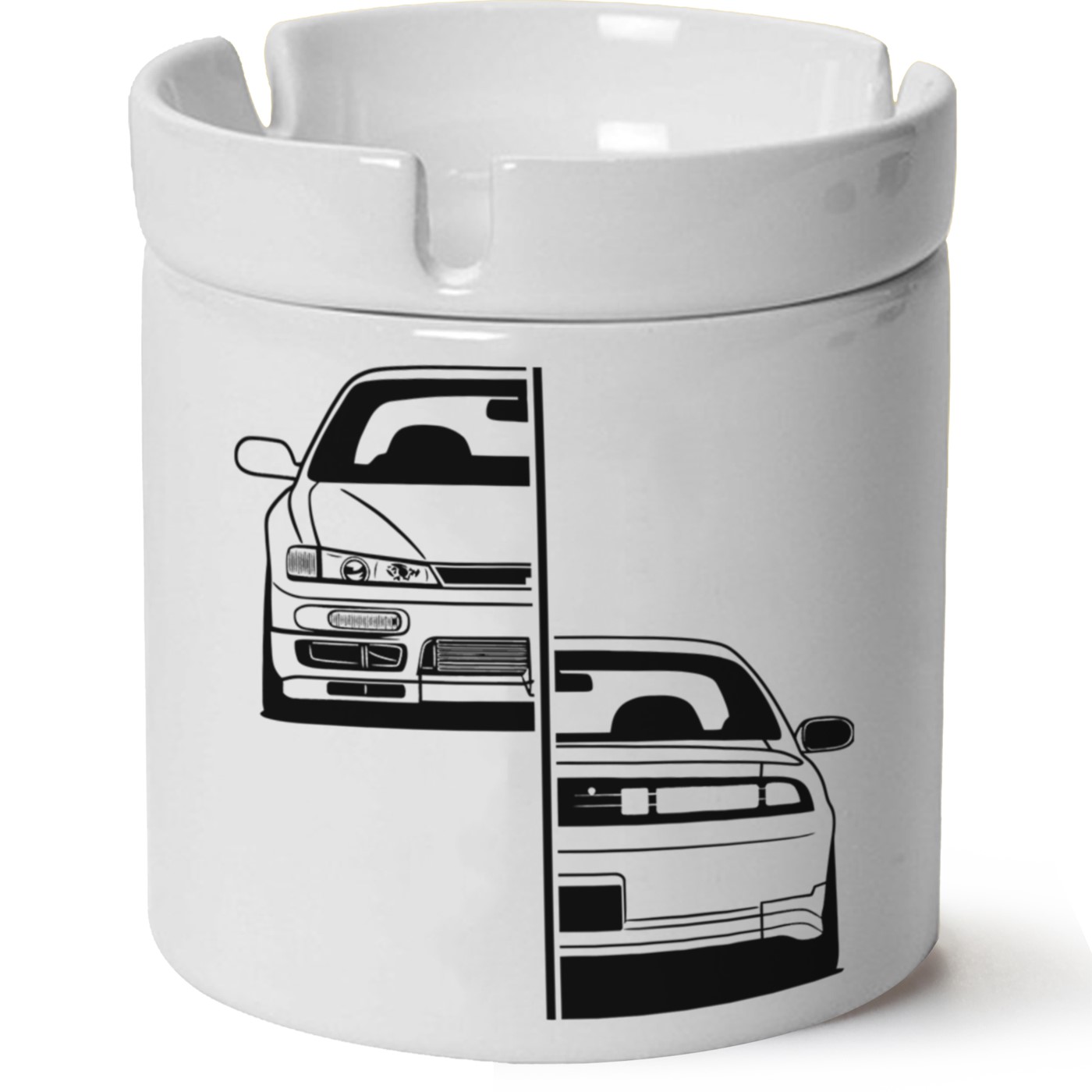 Nissan S14 Baskılı Porselen At Söndür Küllük