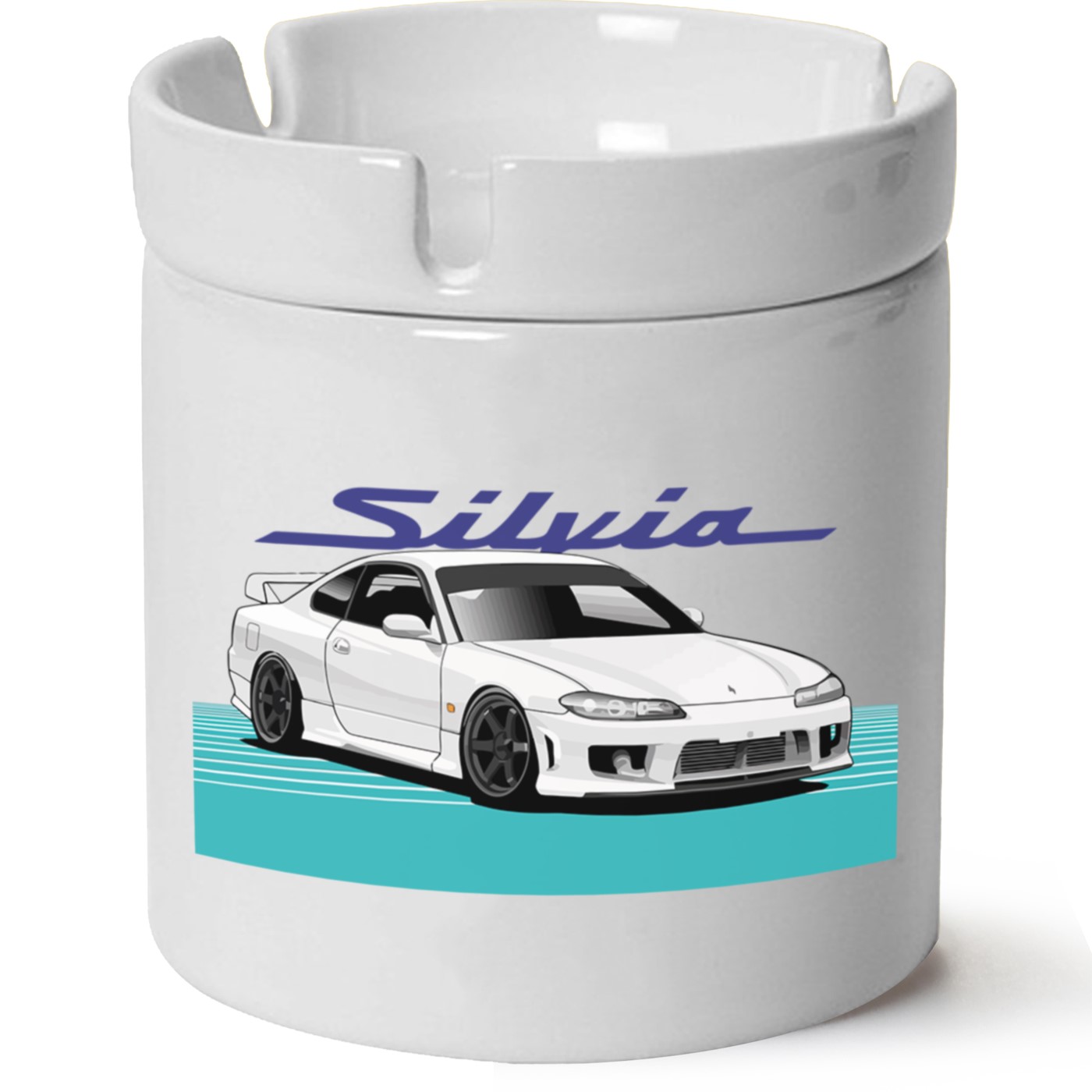 Nissan S14 Baskılı Porselen At Söndür Küllük