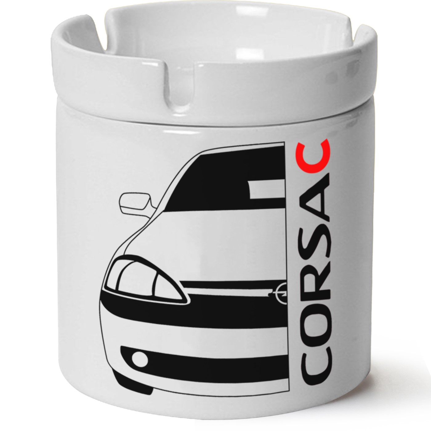 Opel Corsa C Baskılı Porselen At Söndür Küllük