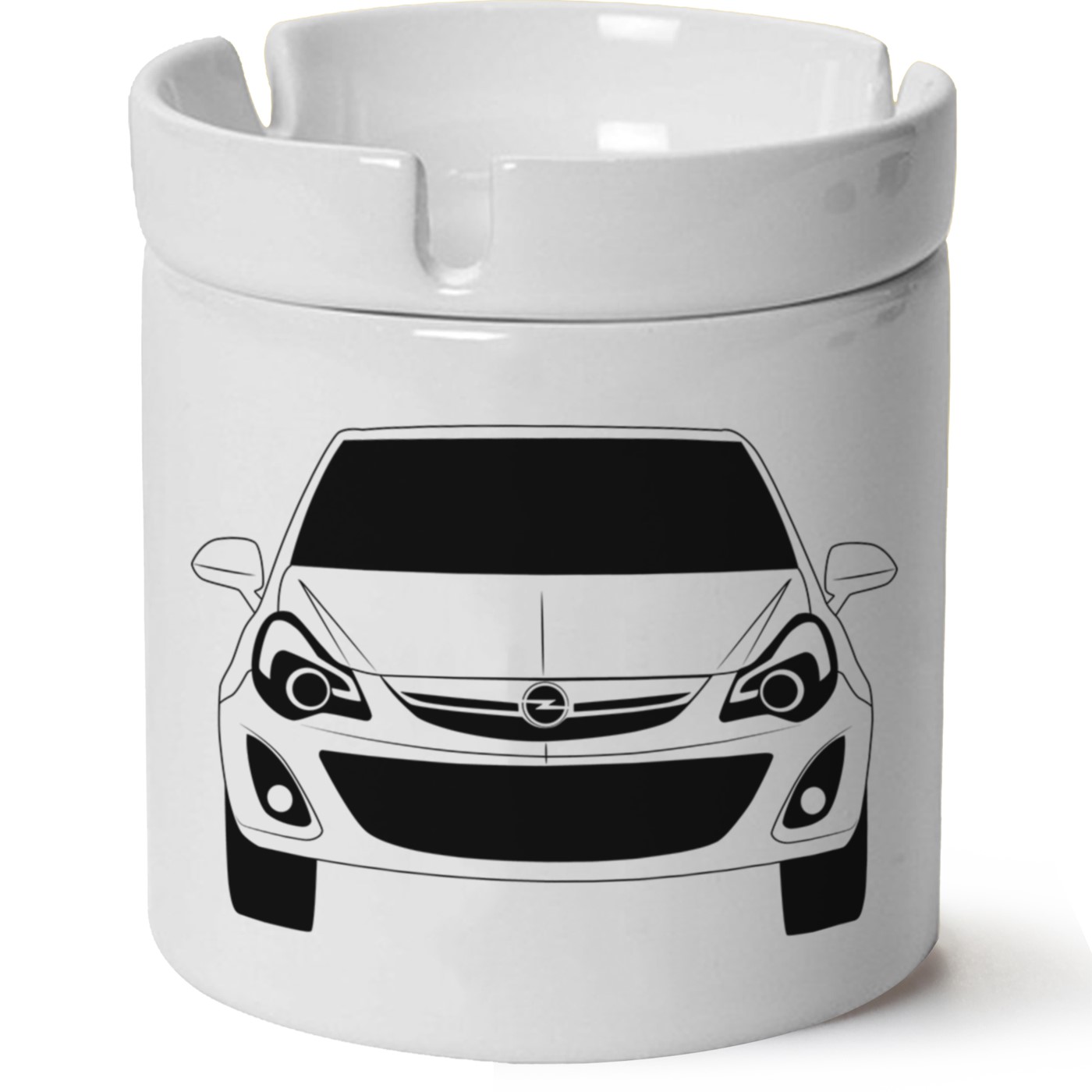 Opel Corsa D Baskılı Porselen At Söndür Küllük