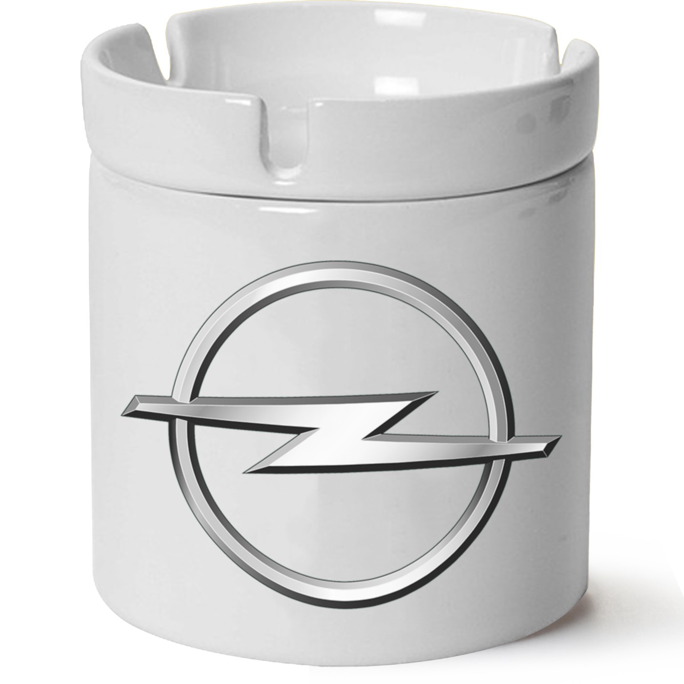 Opel Logo Baskılı Porselen At Söndür Küllük