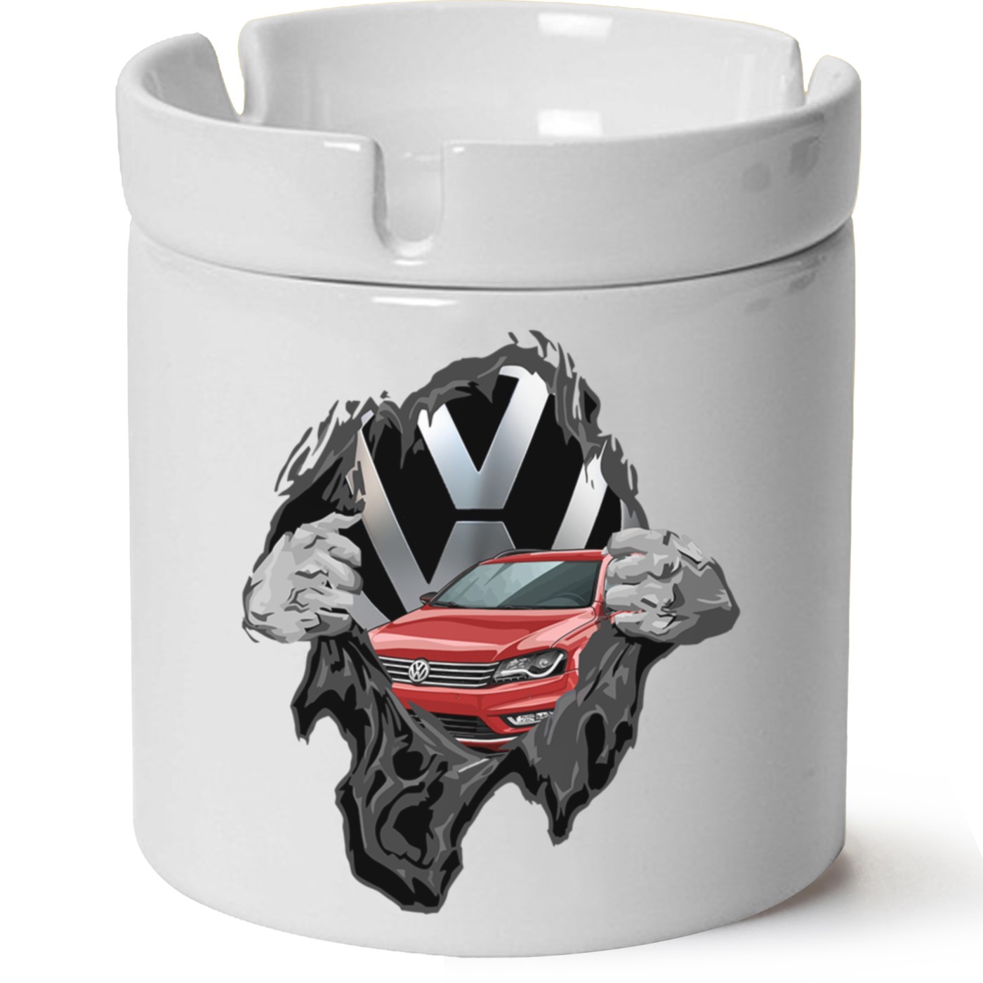 Vw Passat B7 Baskılı Porselen At Söndür Küllük