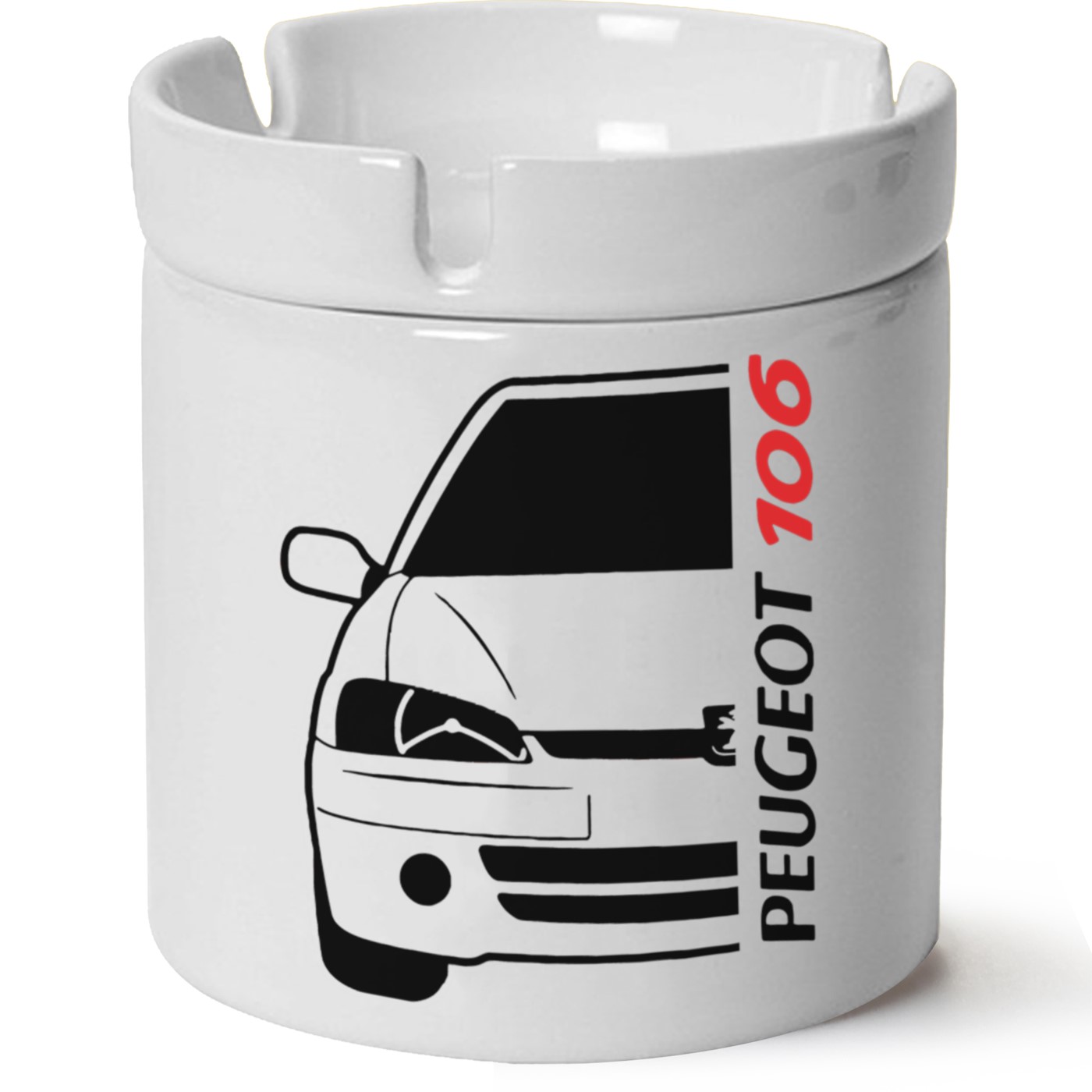 Peugeot 106 Baskılı Porselen At Söndür Küllük