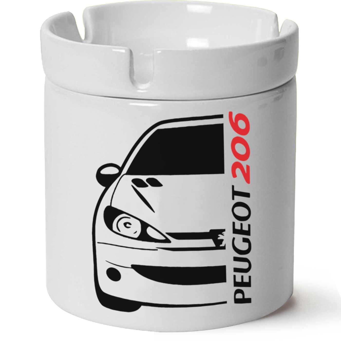 Peugeot 206 Baskılı Porselen At Söndür Küllük