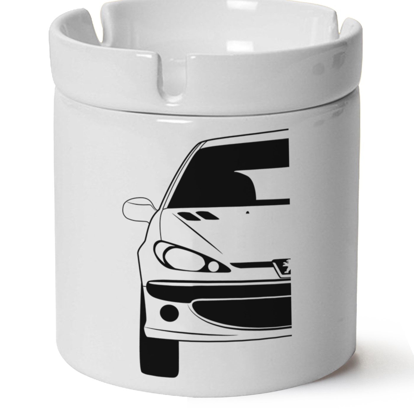 Peugeot 206 Baskılı Porselen At Söndür Küllük