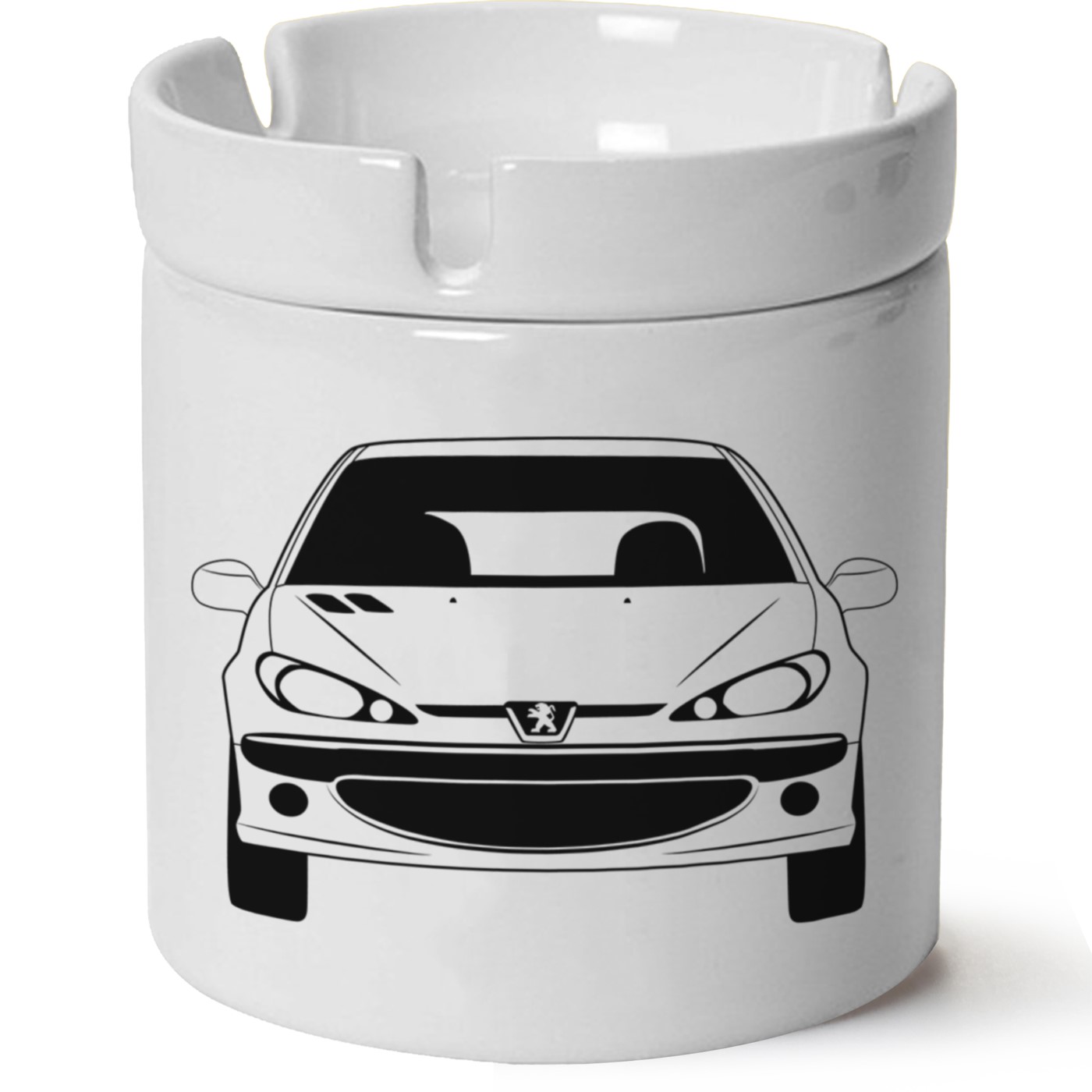 Peugeot 206 Baskılı Porselen At Söndür Küllük