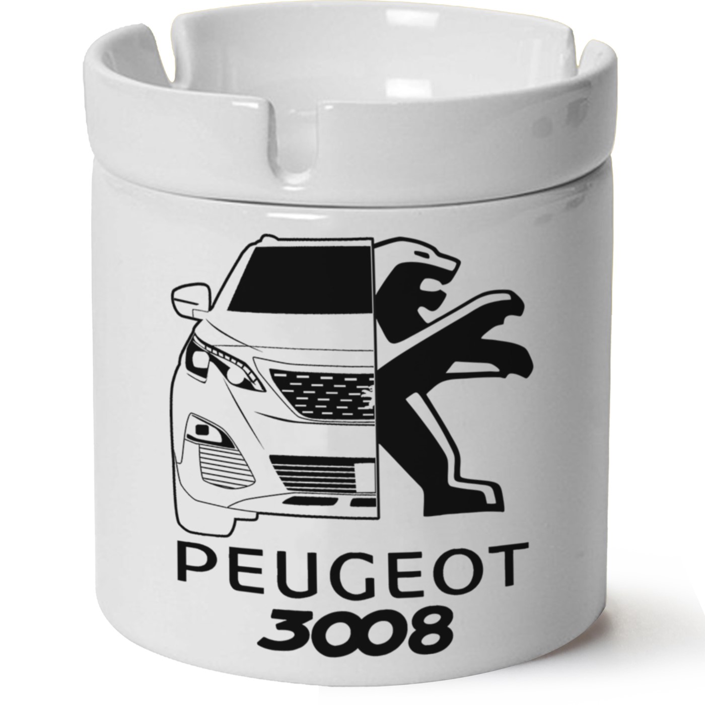 Peugeot 3008 Baskılı Porselen At Söndür Küllük