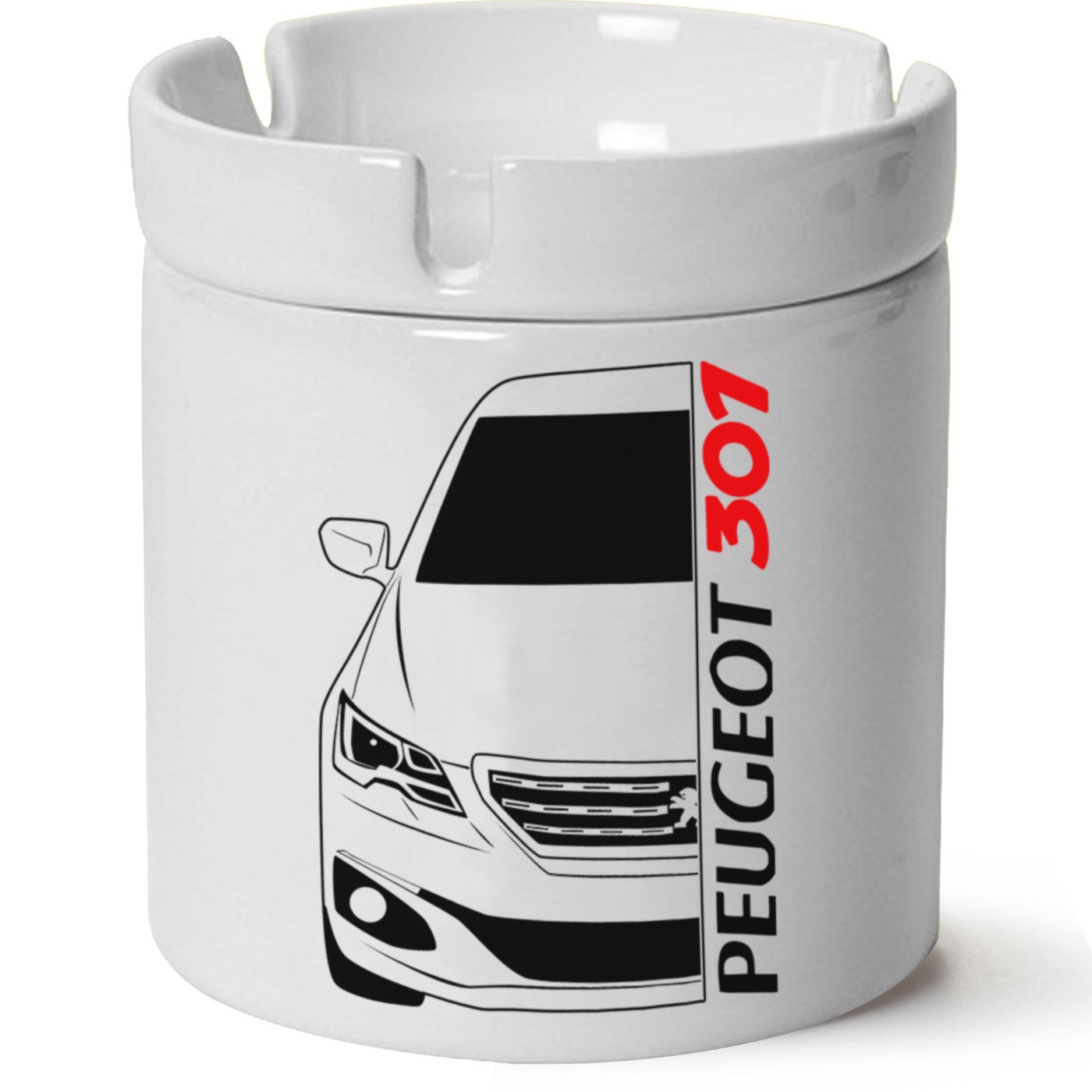 Peugeot 301 Baskılı Porselen At Söndür Küllük