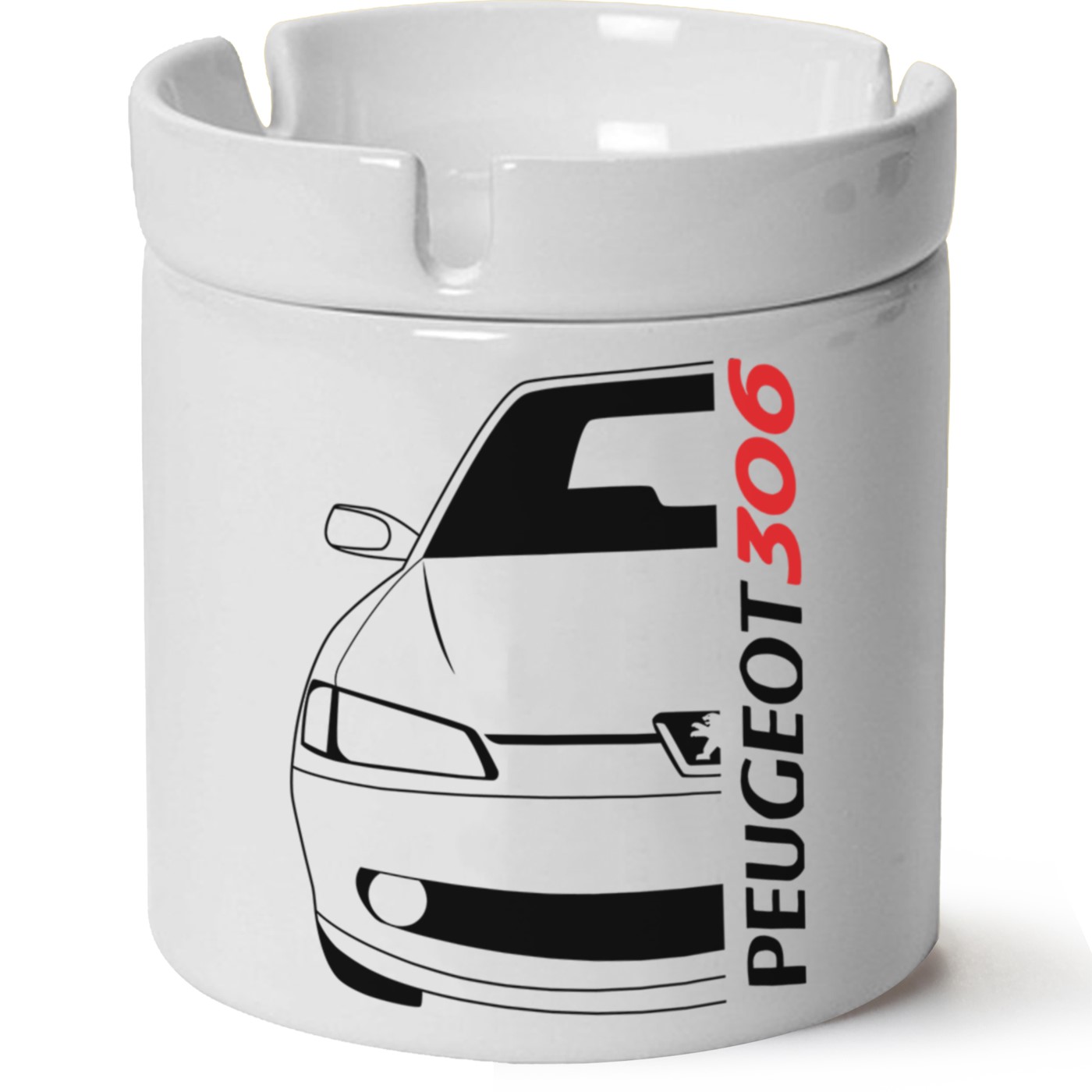 Peugeot 306 Baskılı Porselen At Söndür Küllük