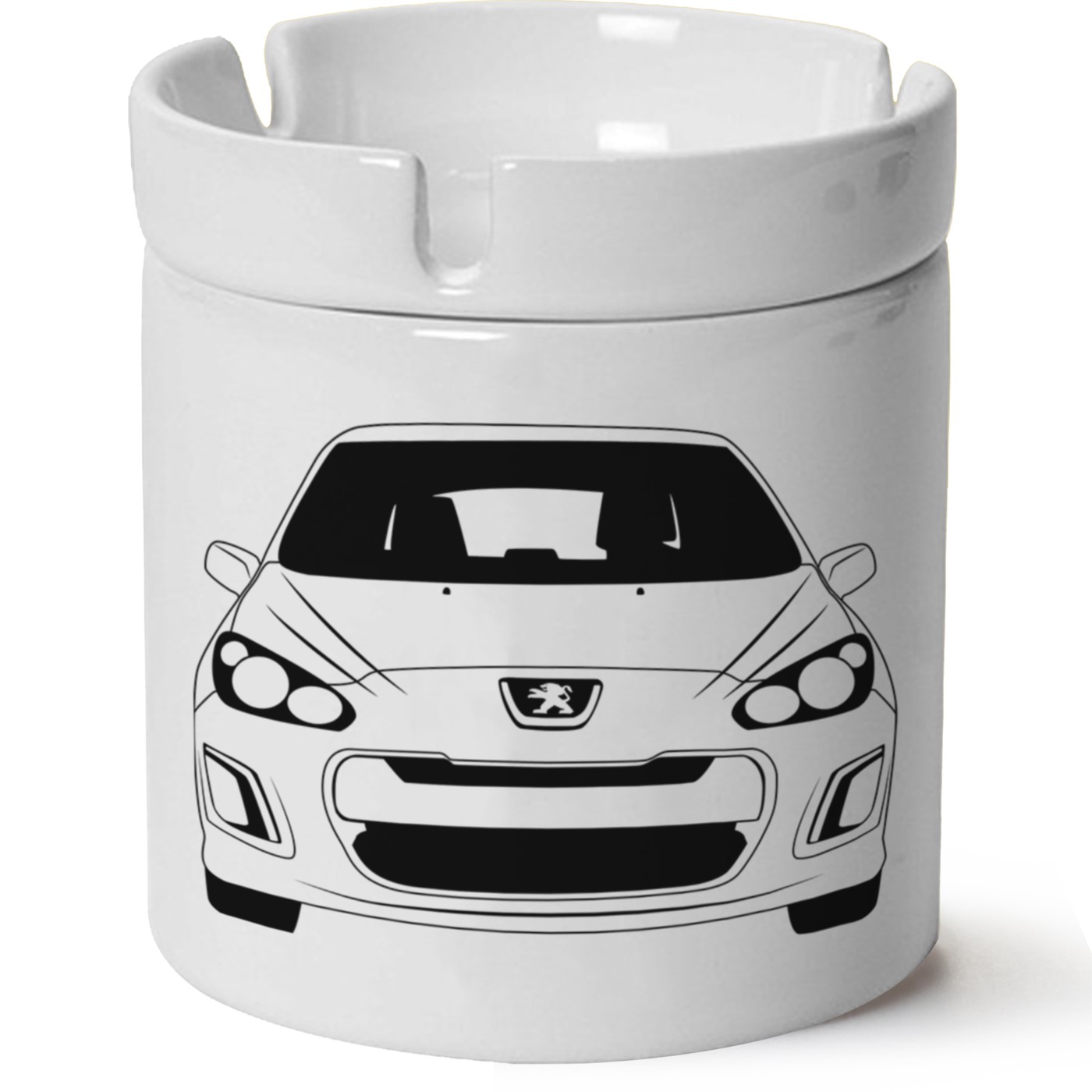 Peugeot 308 Baskılı Porselen At Söndür Küllük