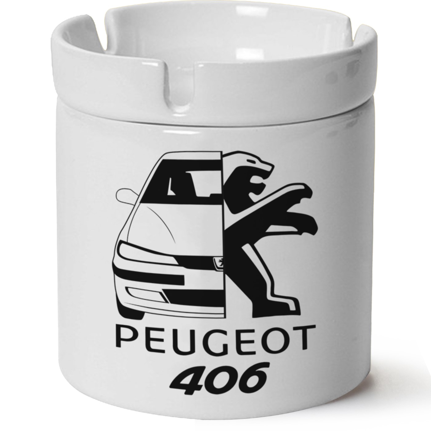 Peugeot 406 Baskılı Porselen At Söndür Küllük
