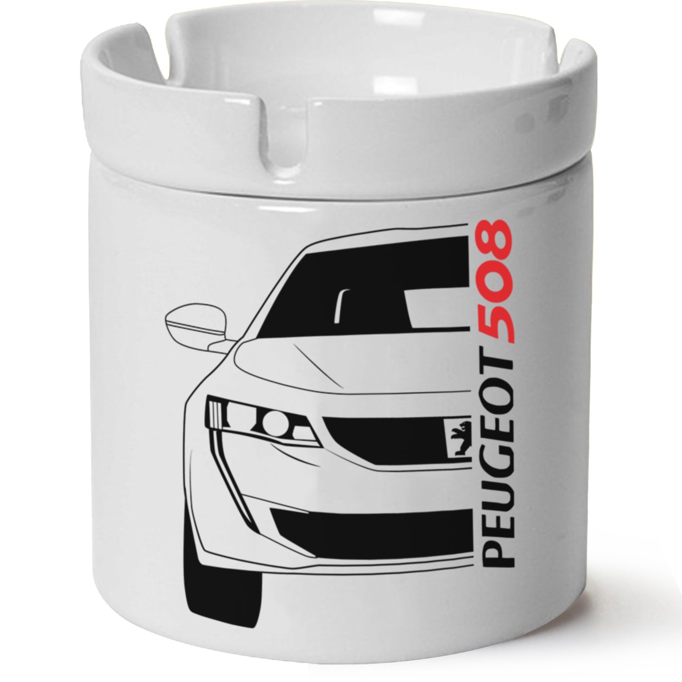 Peugeot 508 Baskılı Porselen At Söndür Küllük