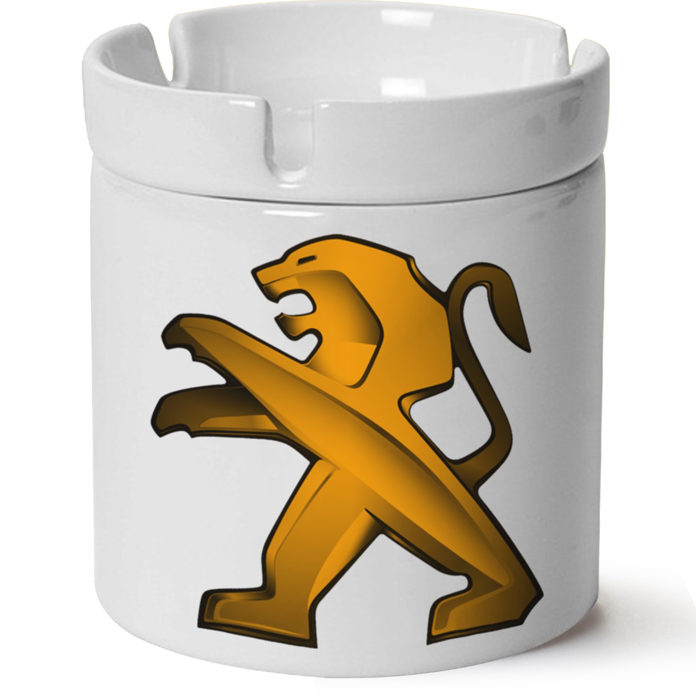 Peugeot Logo Baskılı Porselen At Söndür Küllük