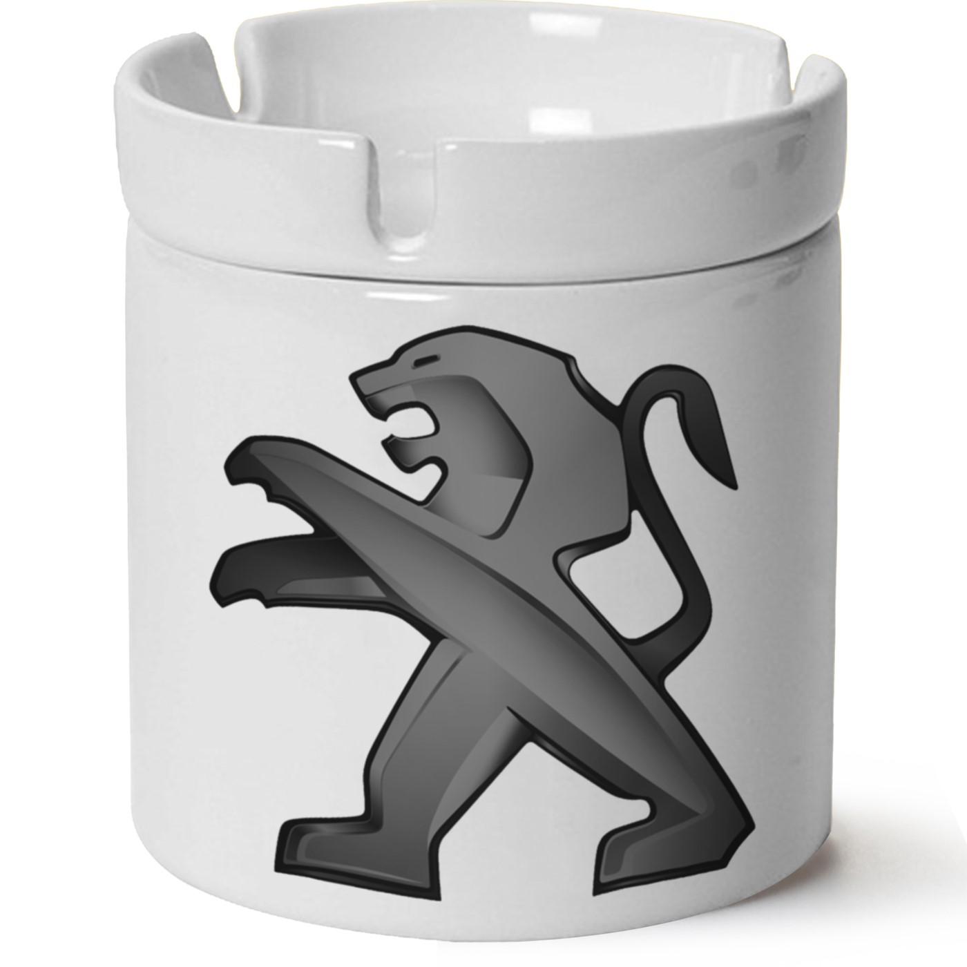 Peugeot Logo Baskılı Porselen At Söndür Küllük