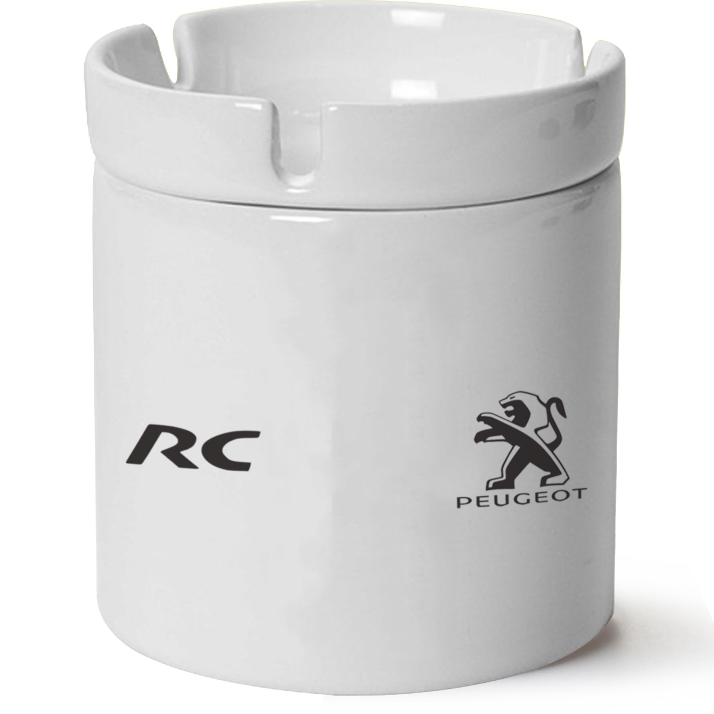 Peugeot Logo Baskılı Porselen At Söndür Küllük