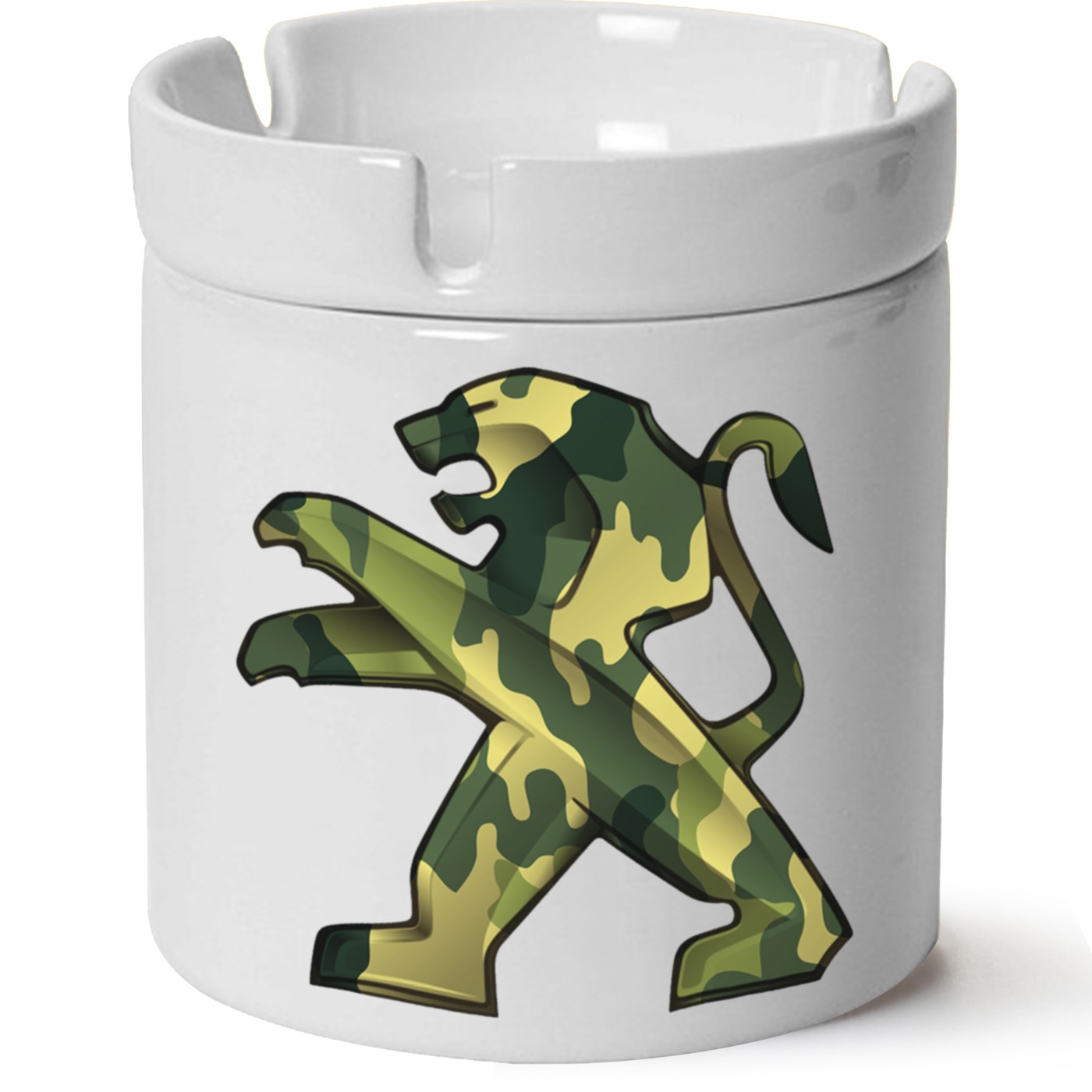 Peugeot Logo Baskılı Porselen At Söndür Küllük