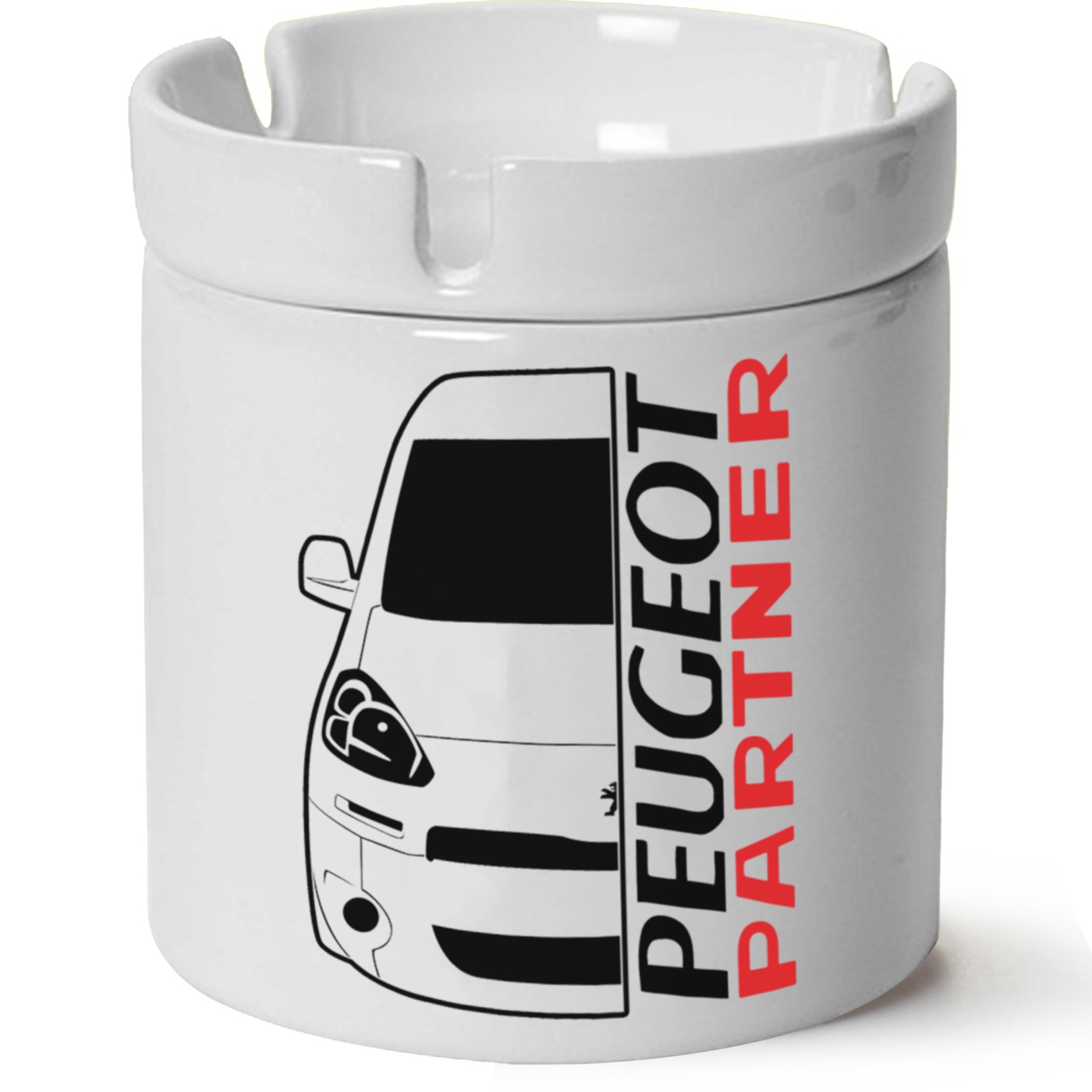 Peugeot Partner Baskılı Porselen At Söndür Küllük