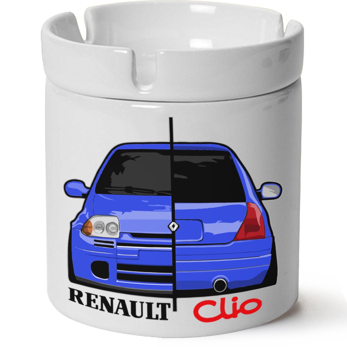 Renault Clio 1 Baskılı Porselen At Söndür Küllük