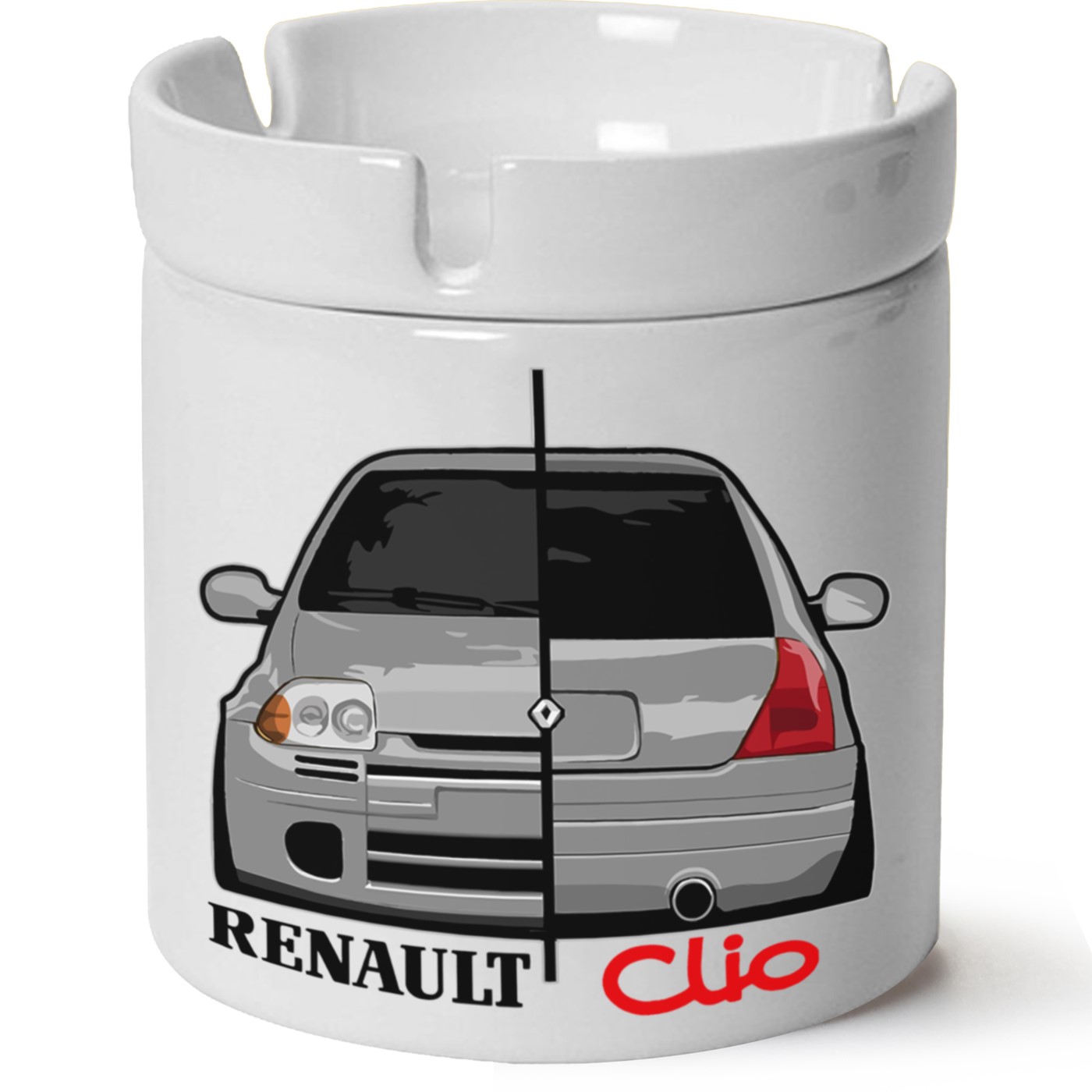 Renault Clio 1 Baskılı Porselen At Söndür Küllük